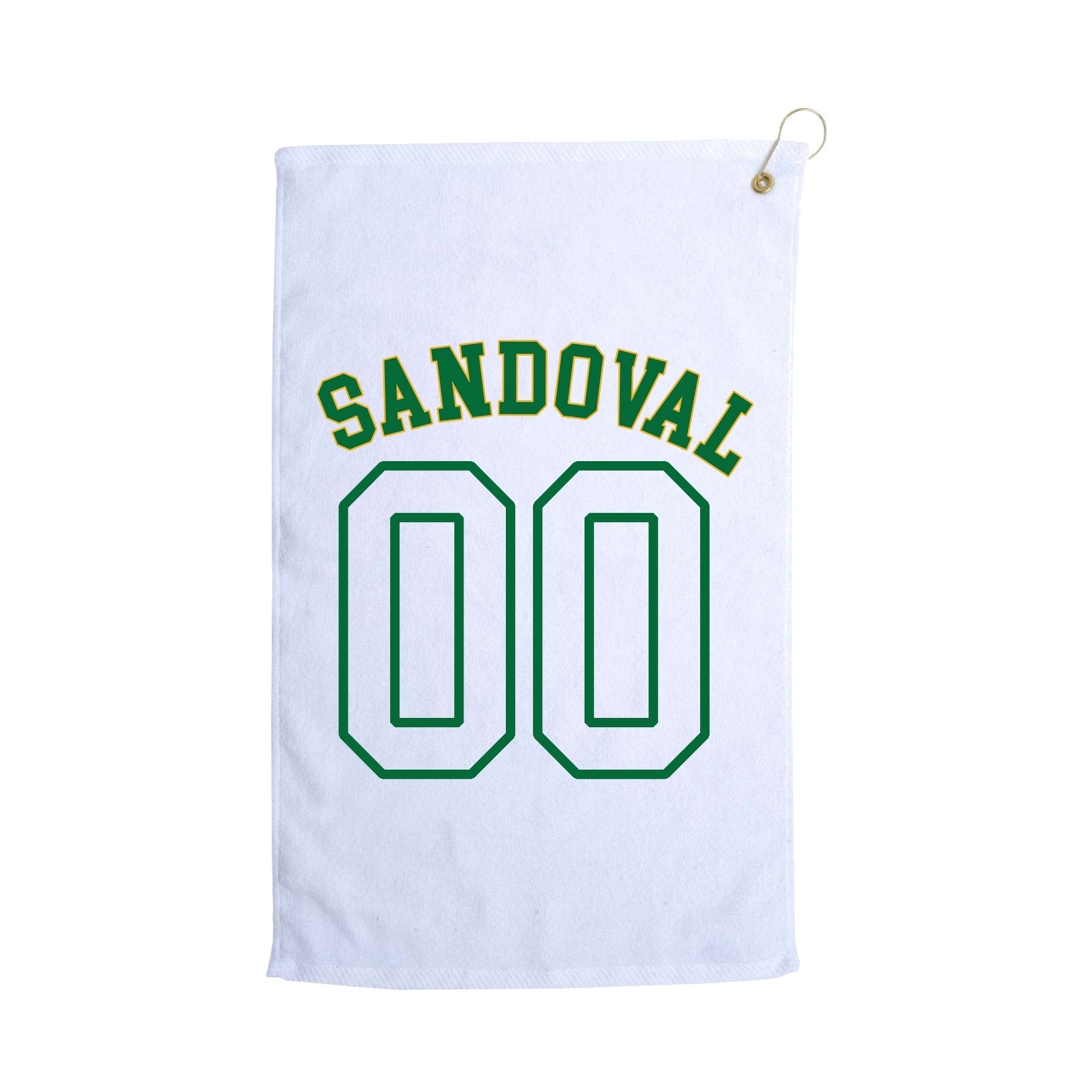 Golf Towel — Shirsey Arch in White
