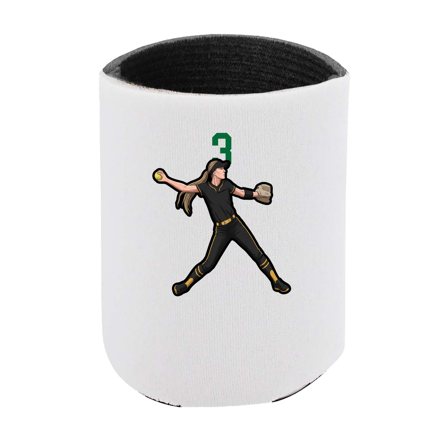 Can Holder — Number Top in White