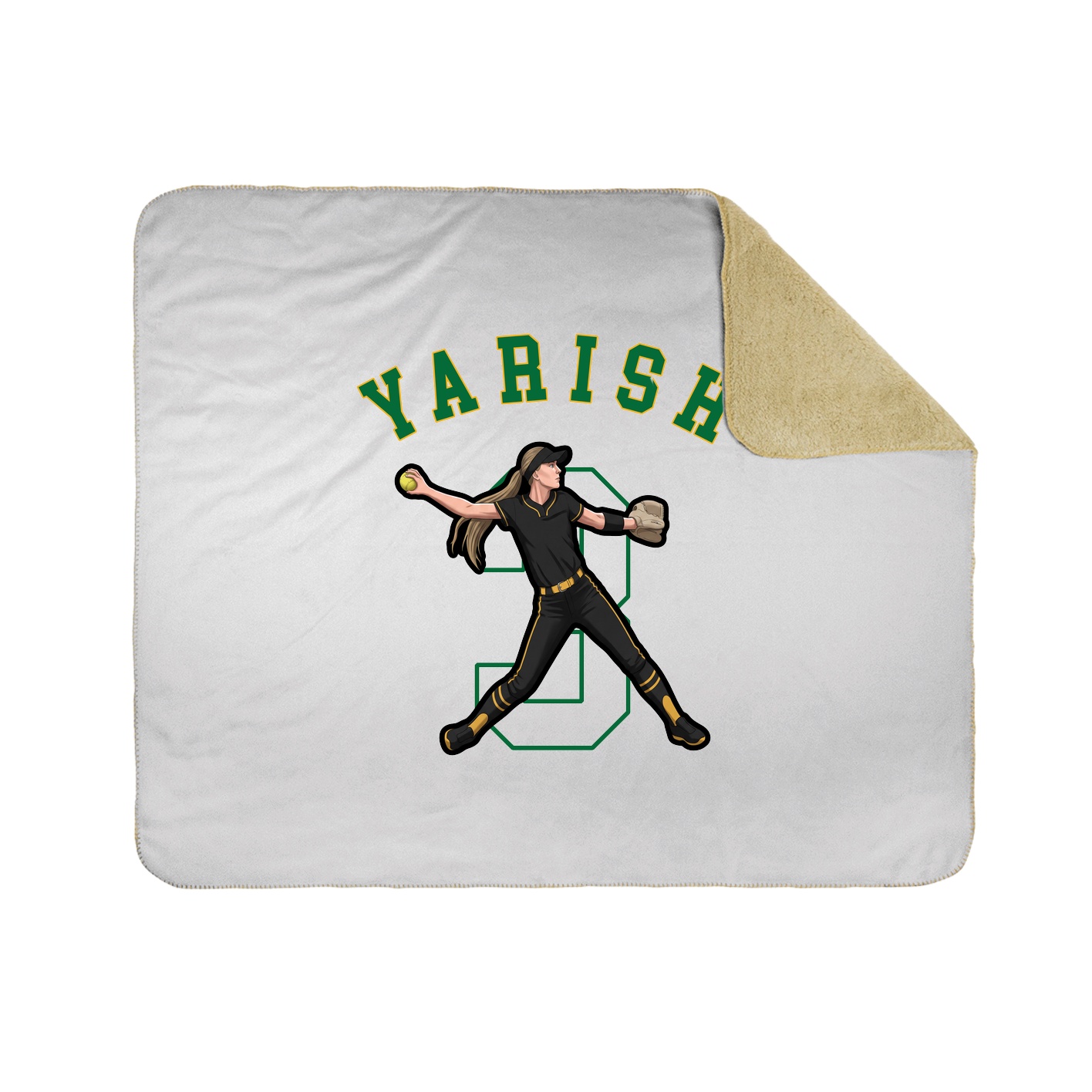 Throw Blanket — Shirsey Arch in White