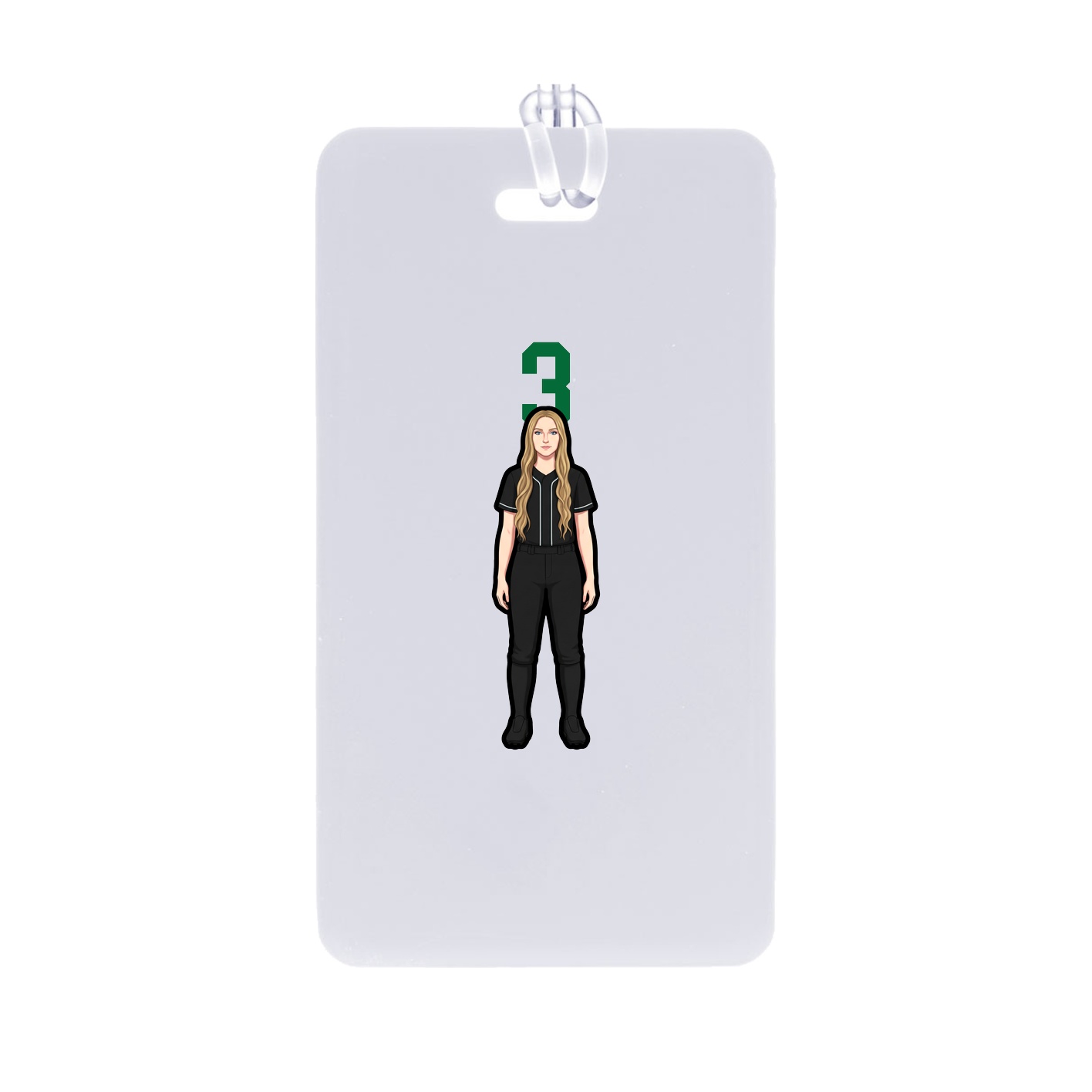Bag Tag — Number Top in Classic