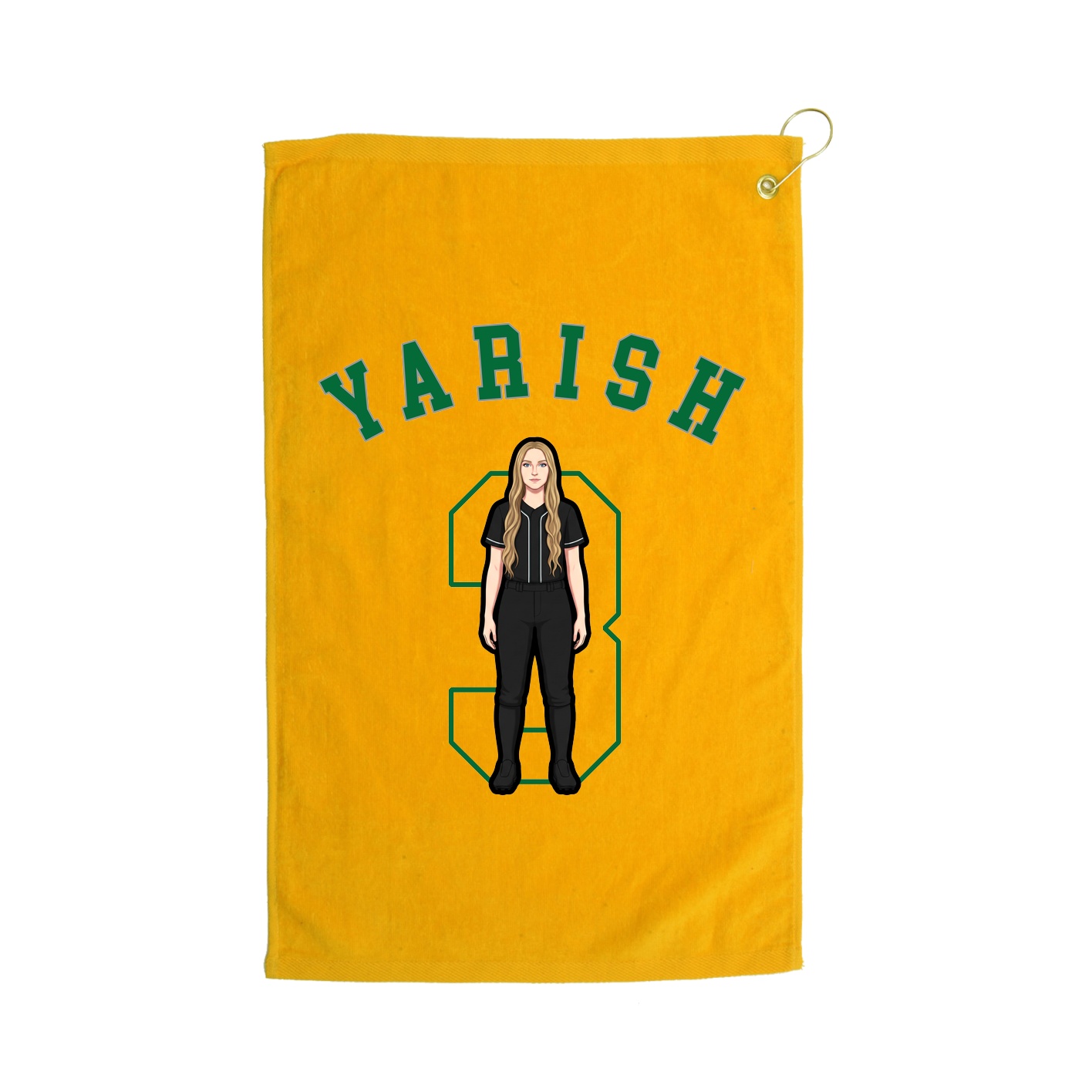 Golf Towel — Shirsey Arch in Gold