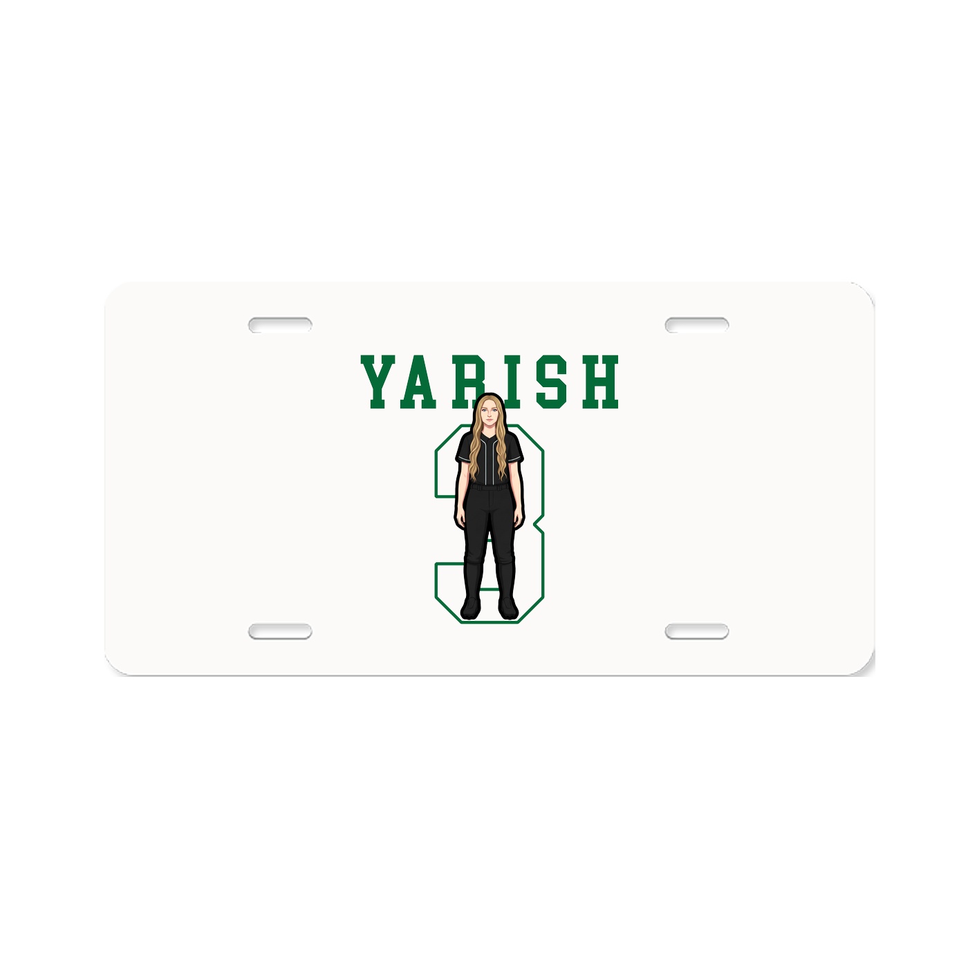License Plate — Shirsey in Classic