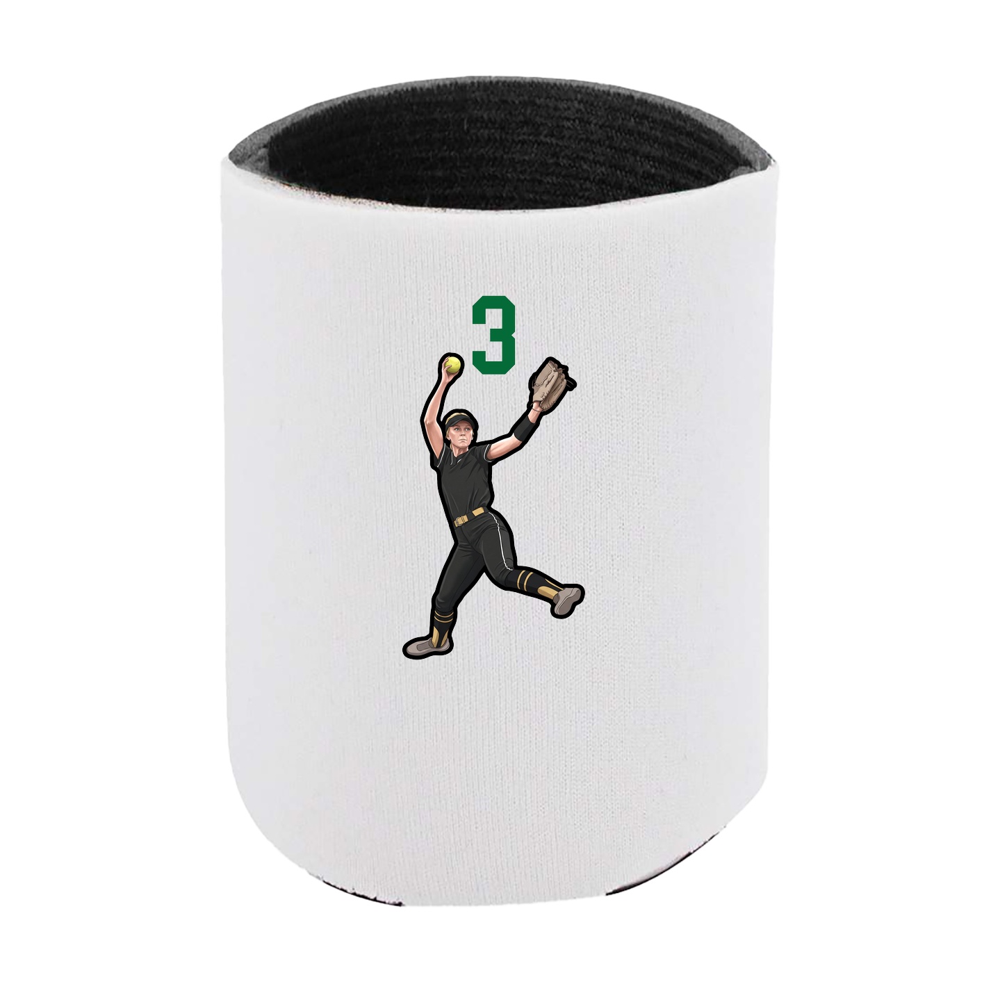 Can Holder — Number Top in White
