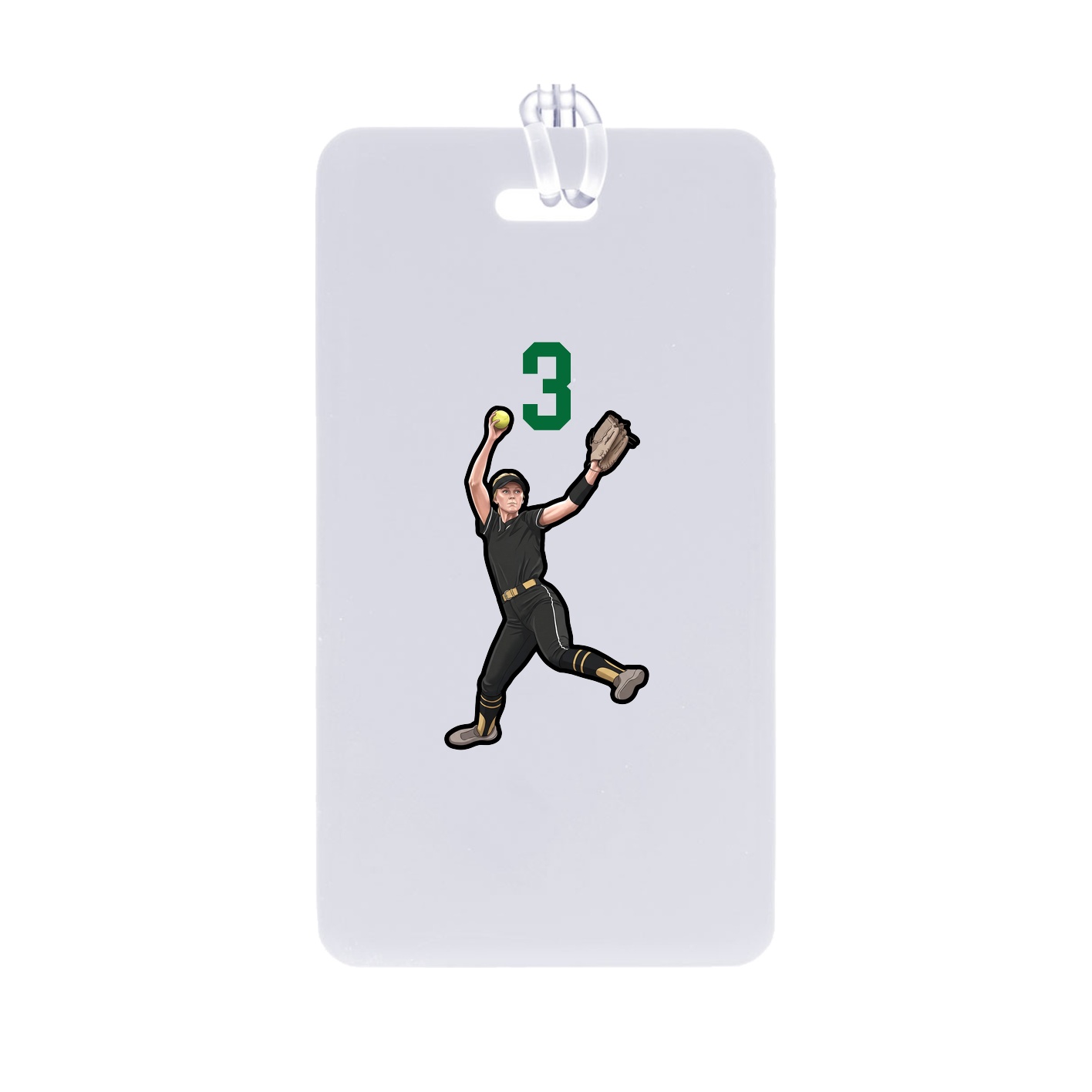 Bag Tag — Number Top in Classic