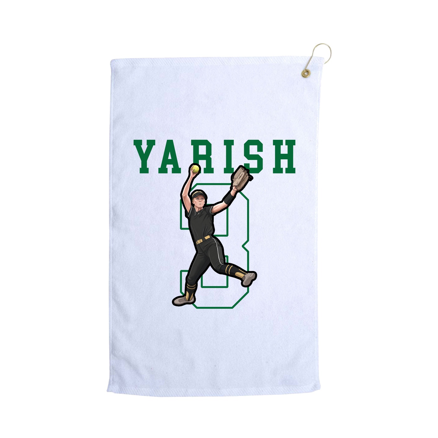 Golf Towel — Shirsey in White