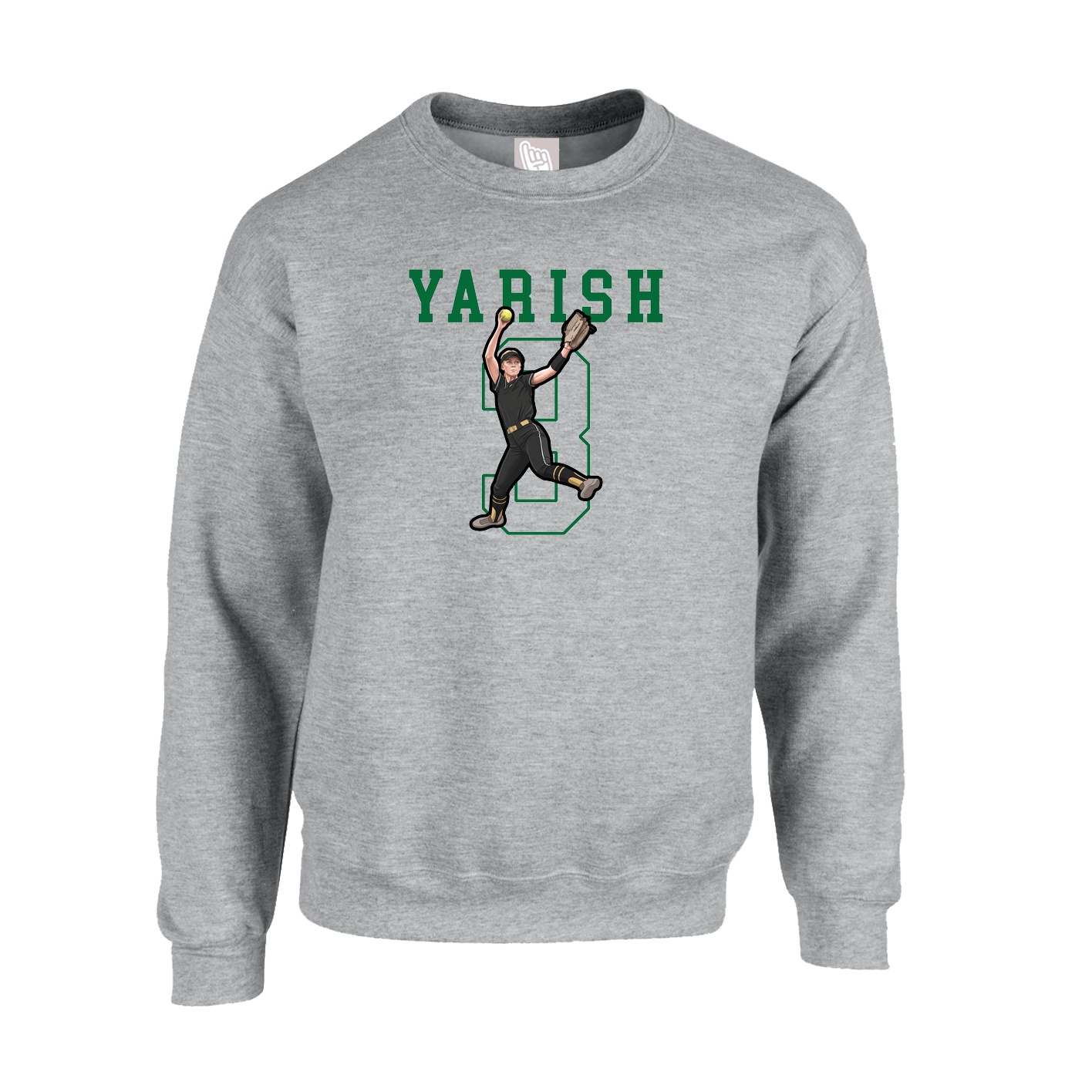 Fleece Crew — Shirsey in Grey