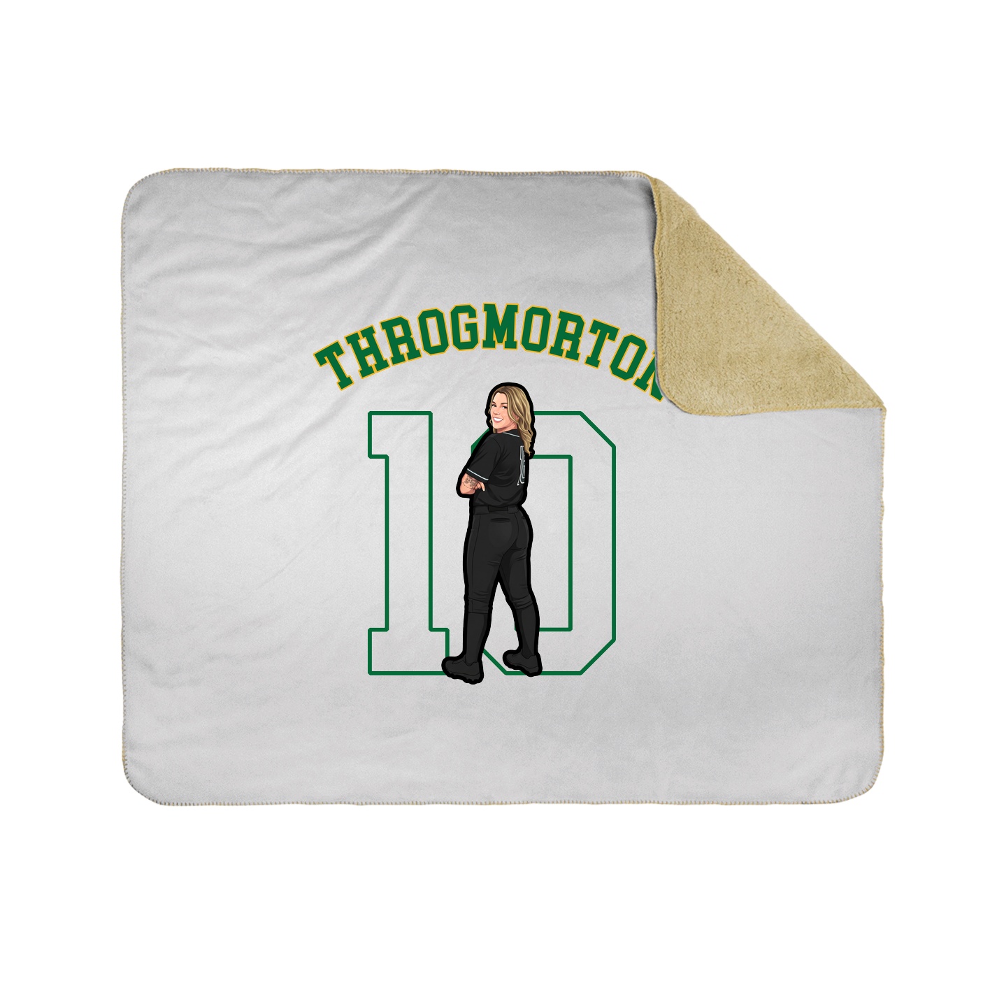 Throw Blanket — Shirsey Arch in White