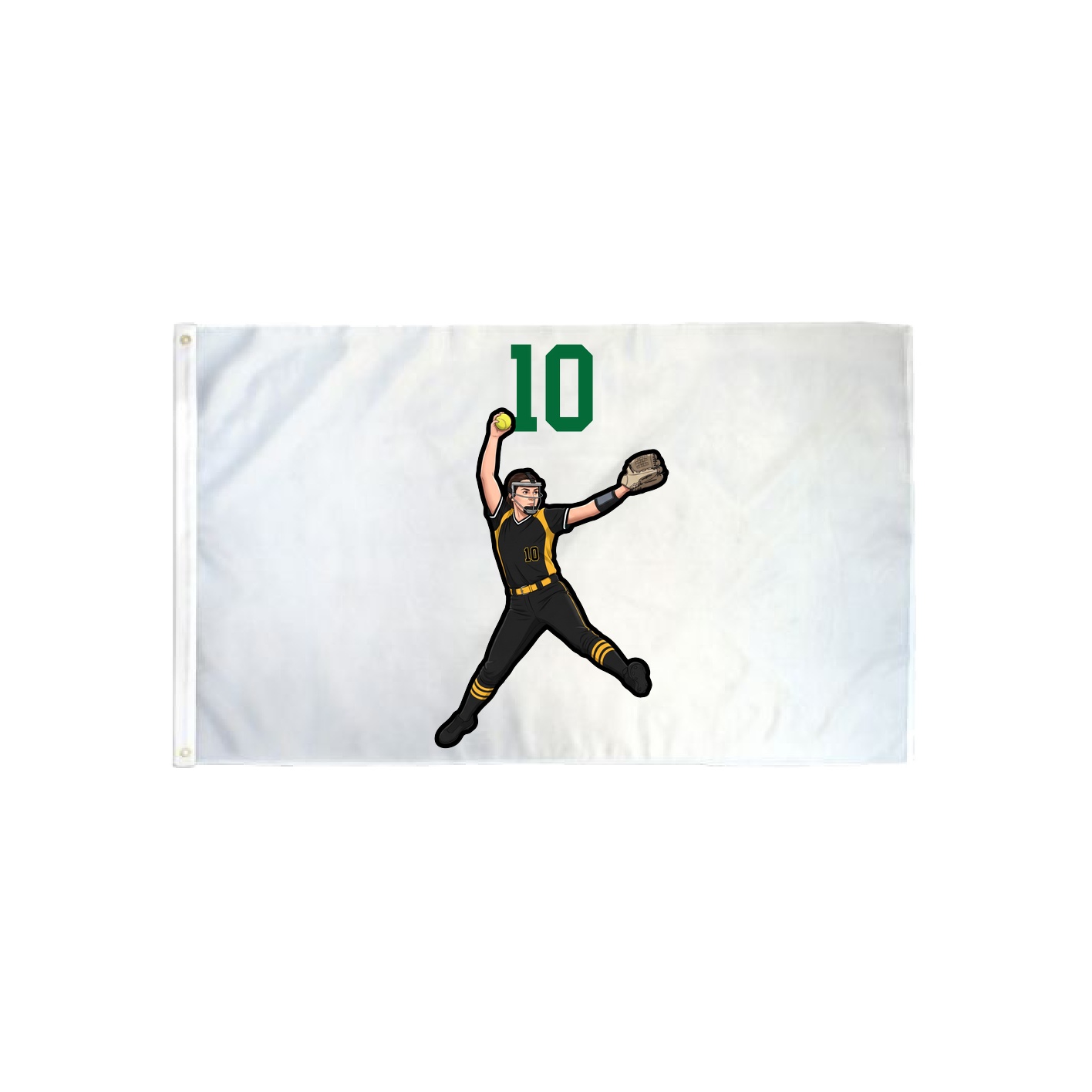 3x5 Flag — Number Top in Classic