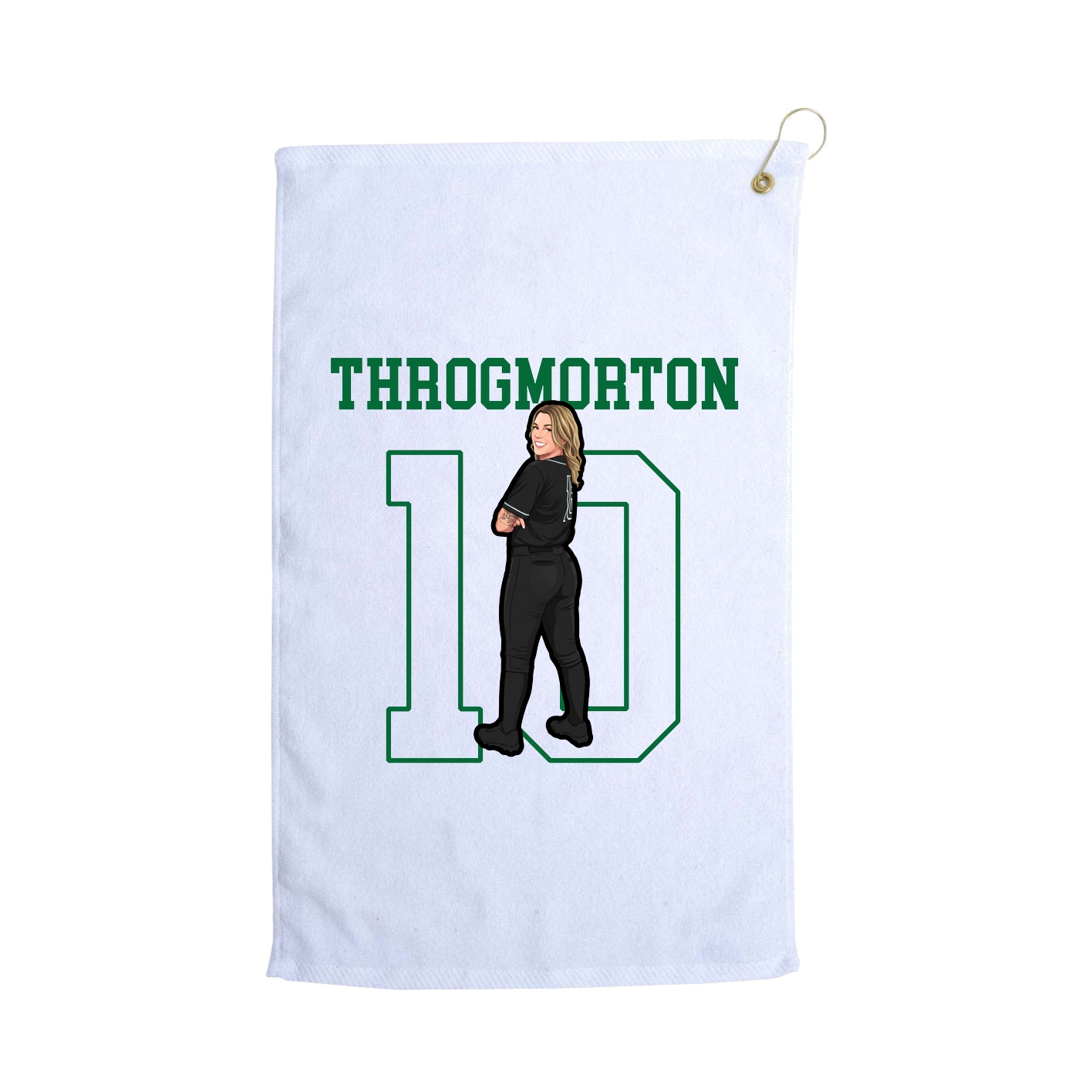 Golf Towel — Shirsey in White