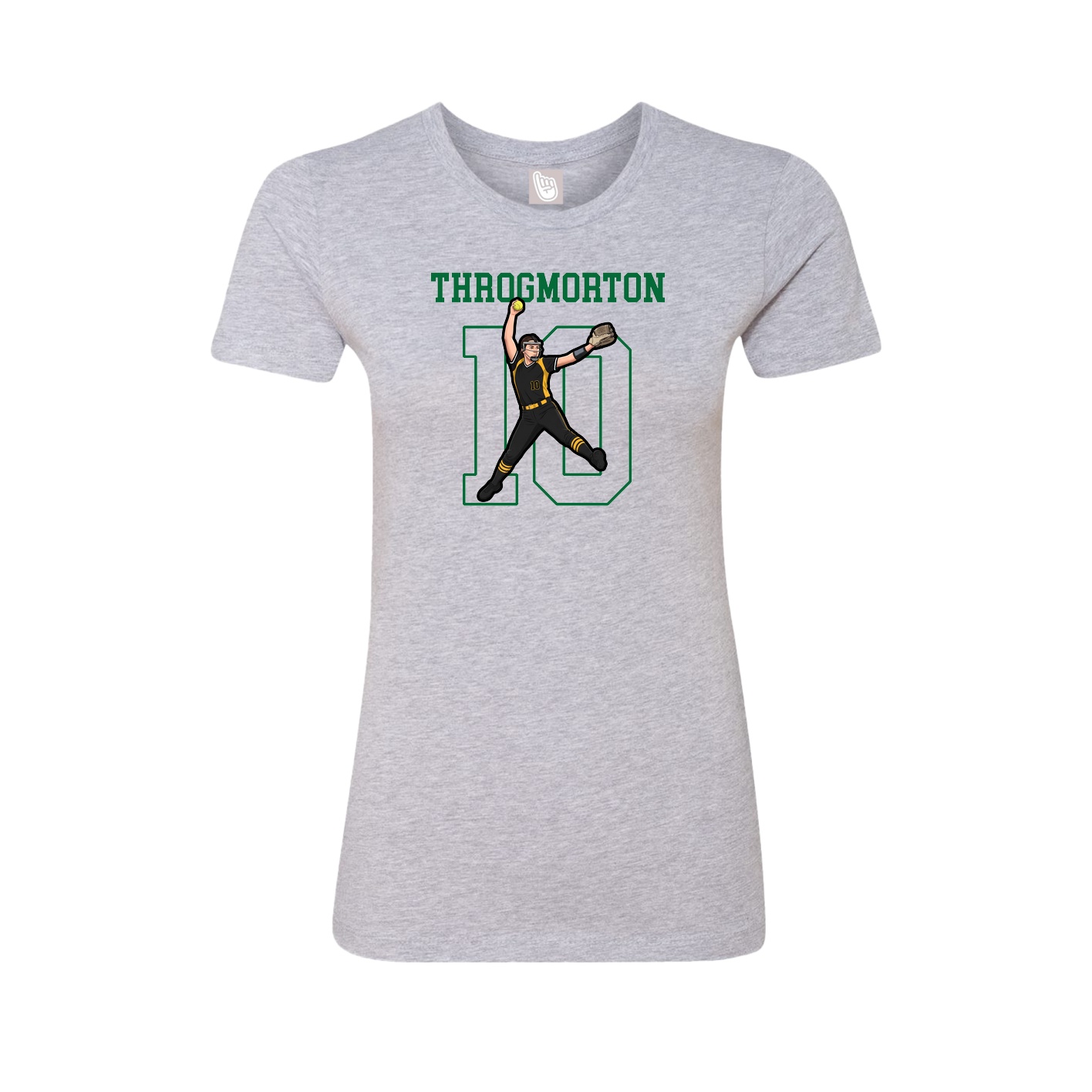 Fitted Women's Tee — Shirsey in Grey