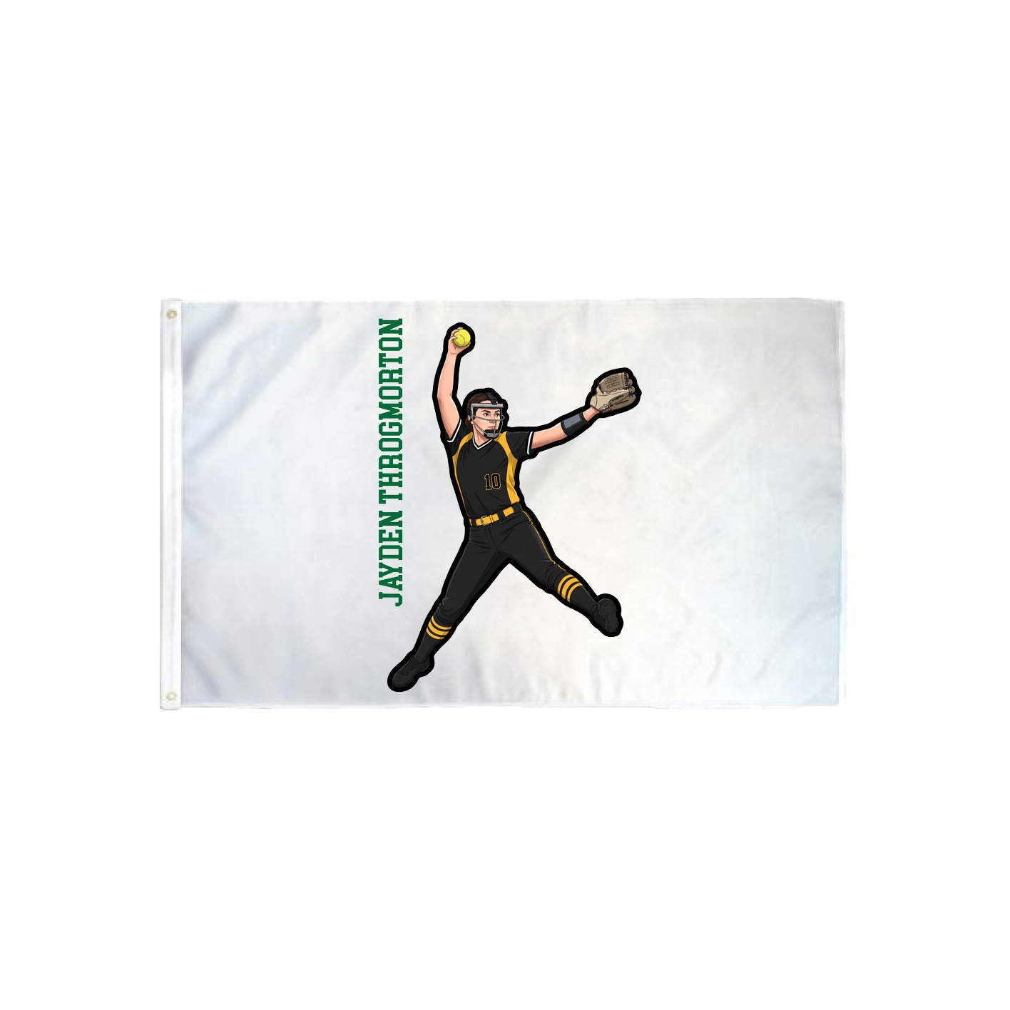 3x5 Flag — Name Vertical in Classic