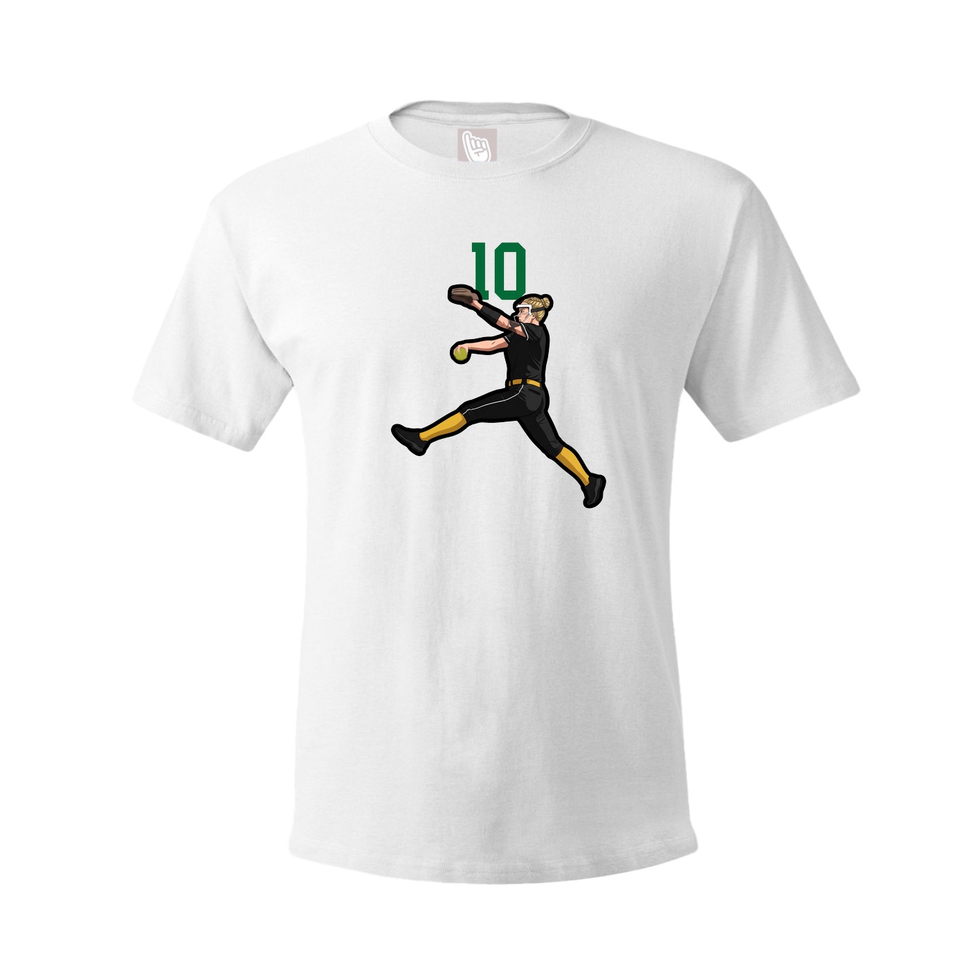Tee — Number Top in White