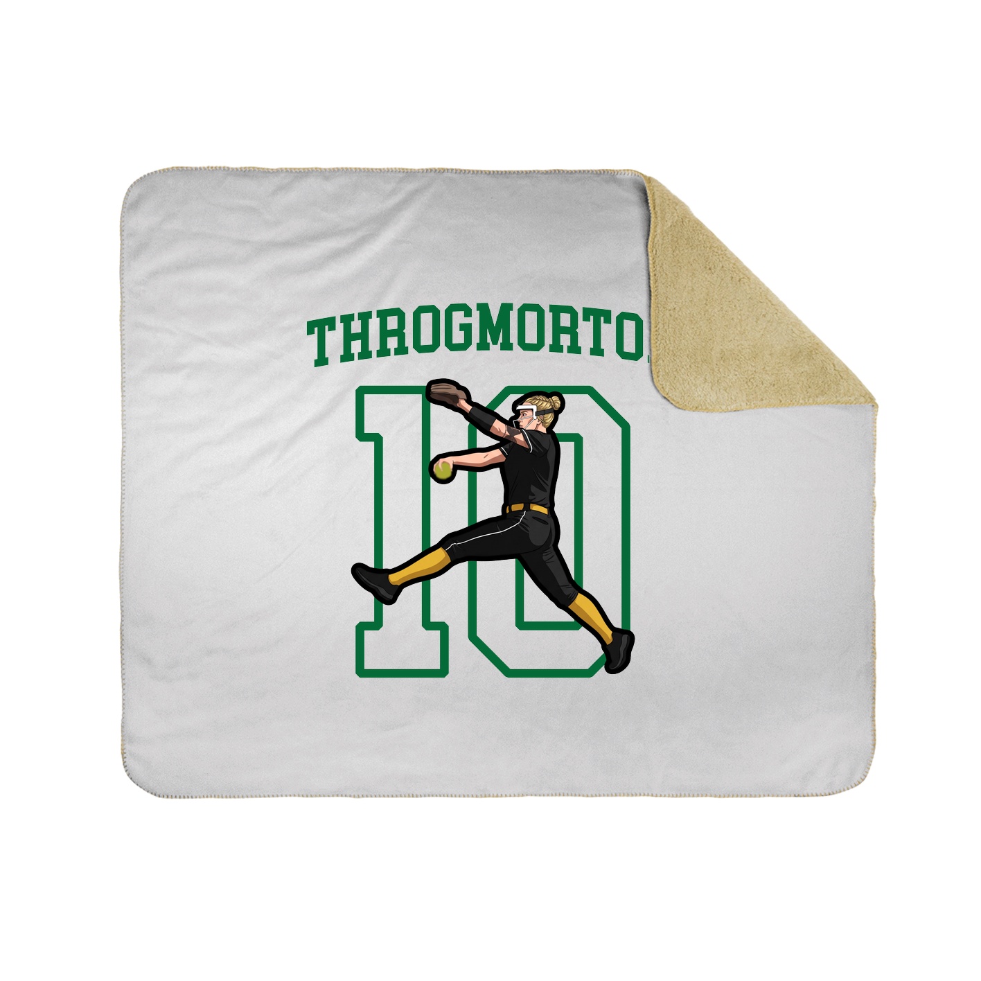 50x60 Sherpa Lined Throw Blanket