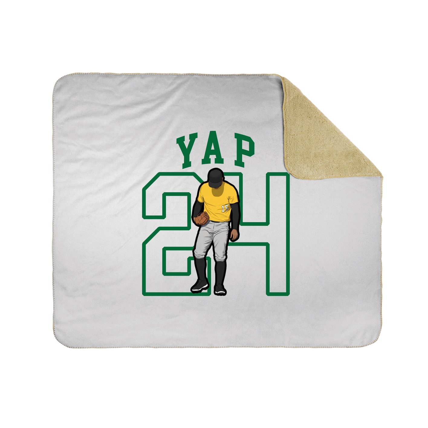 Throw Blanket — Shirsey in White