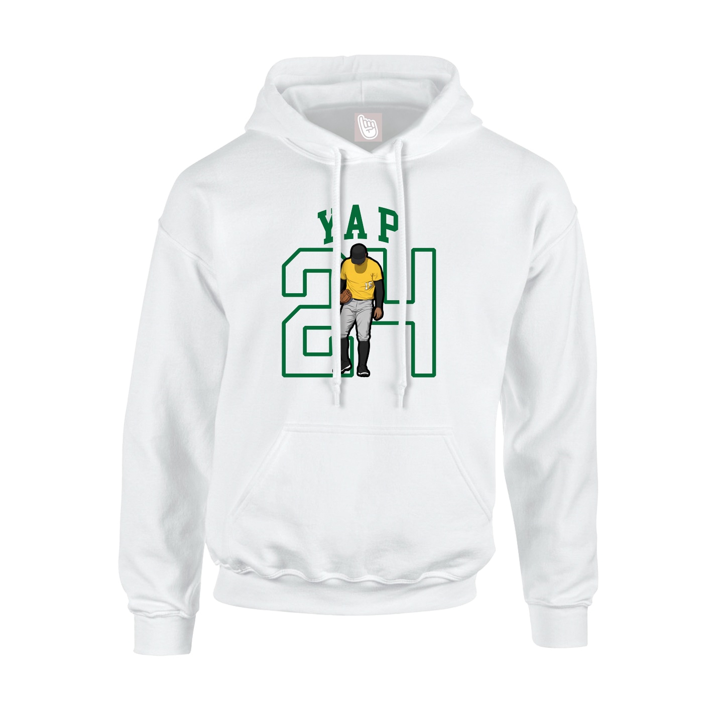 Hoodie — Shirsey in White