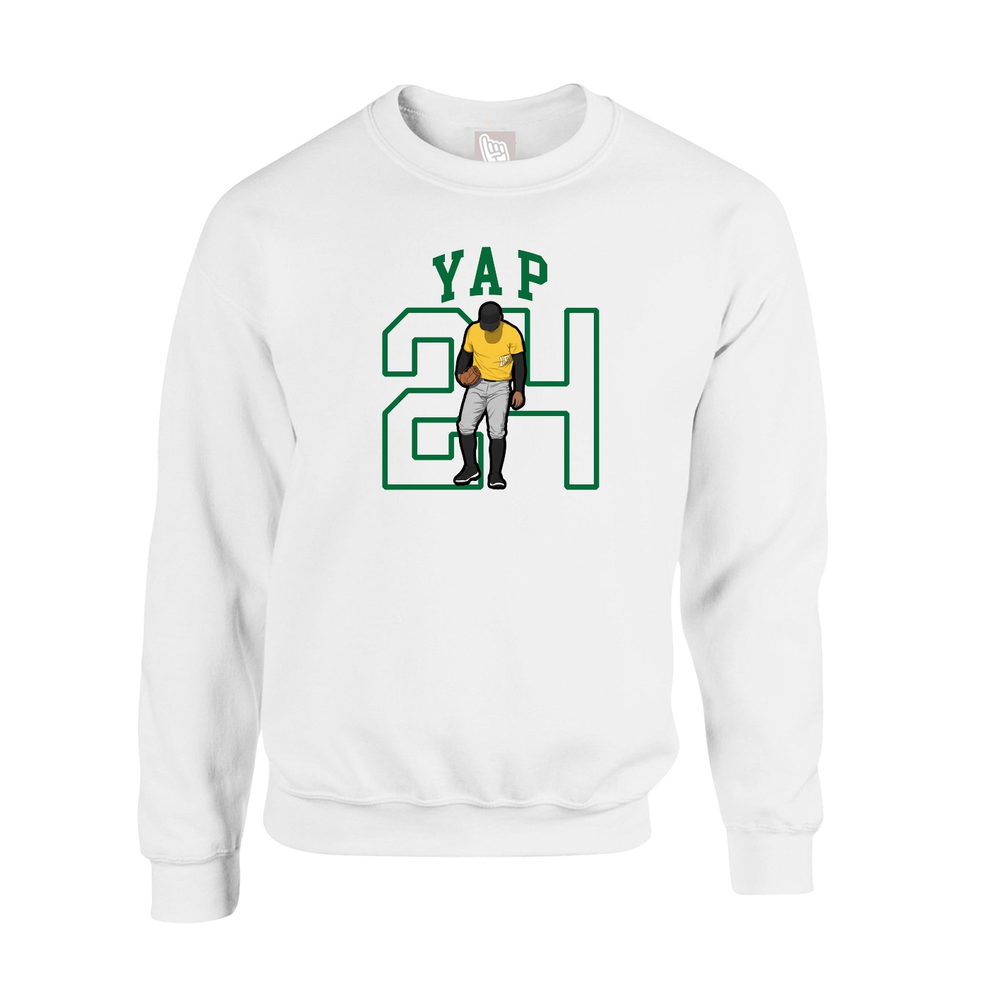 Fleece Crew — Shirsey in White