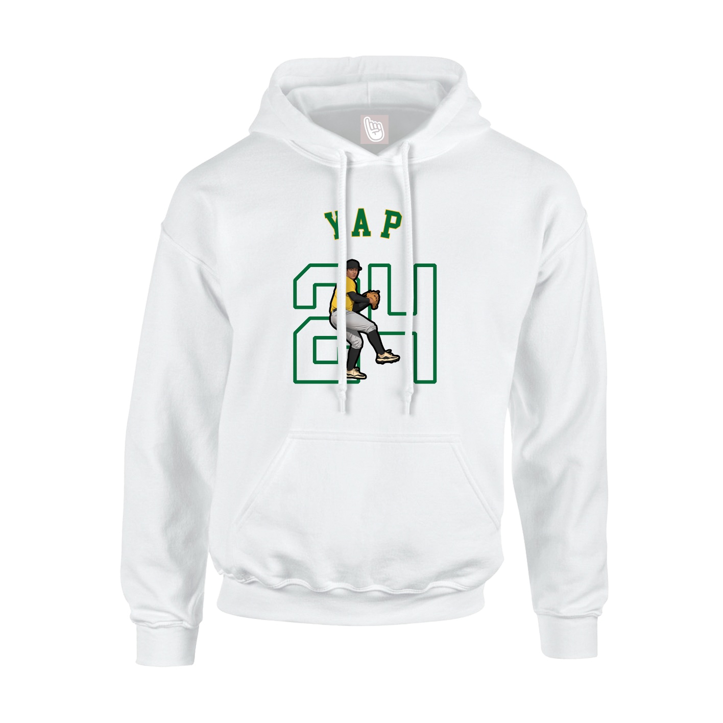 Hoodie — Shirsey Arch in White