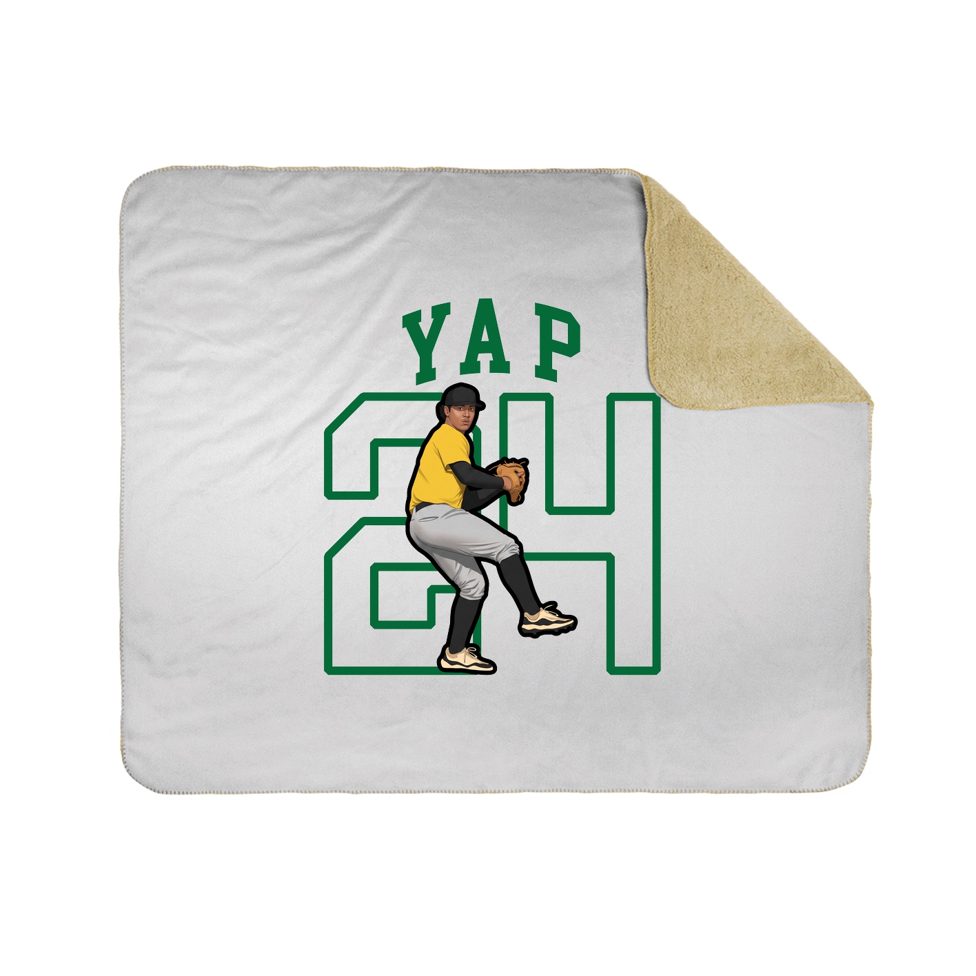 Throw Blanket — Shirsey in White