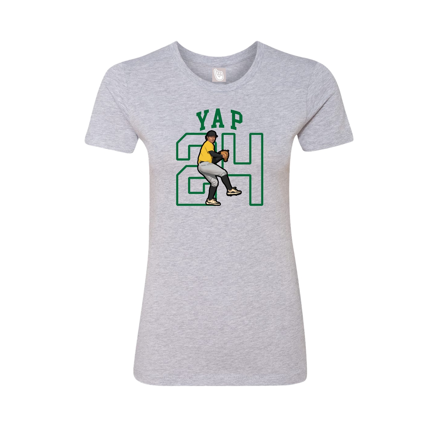 Fitted Women's Tee — Shirsey in Grey