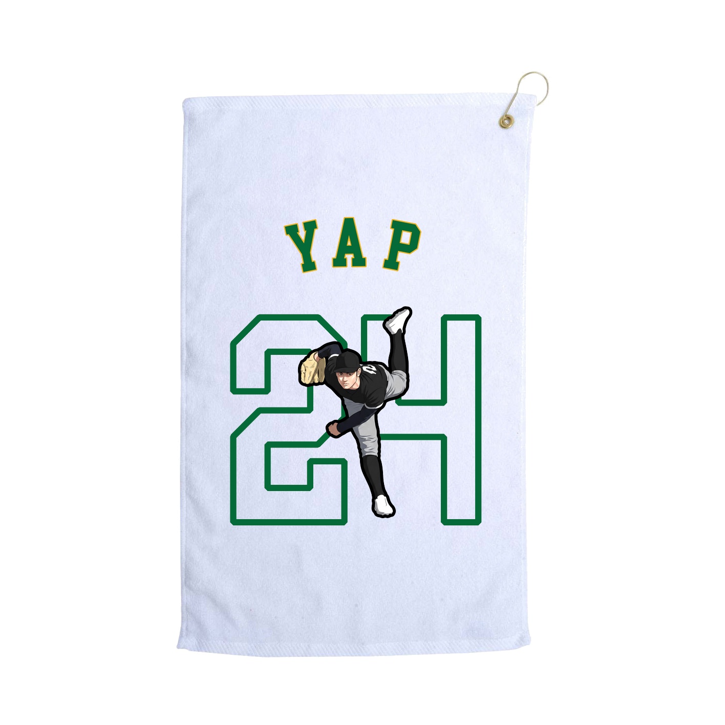 Golf Towel — Shirsey Arch in White