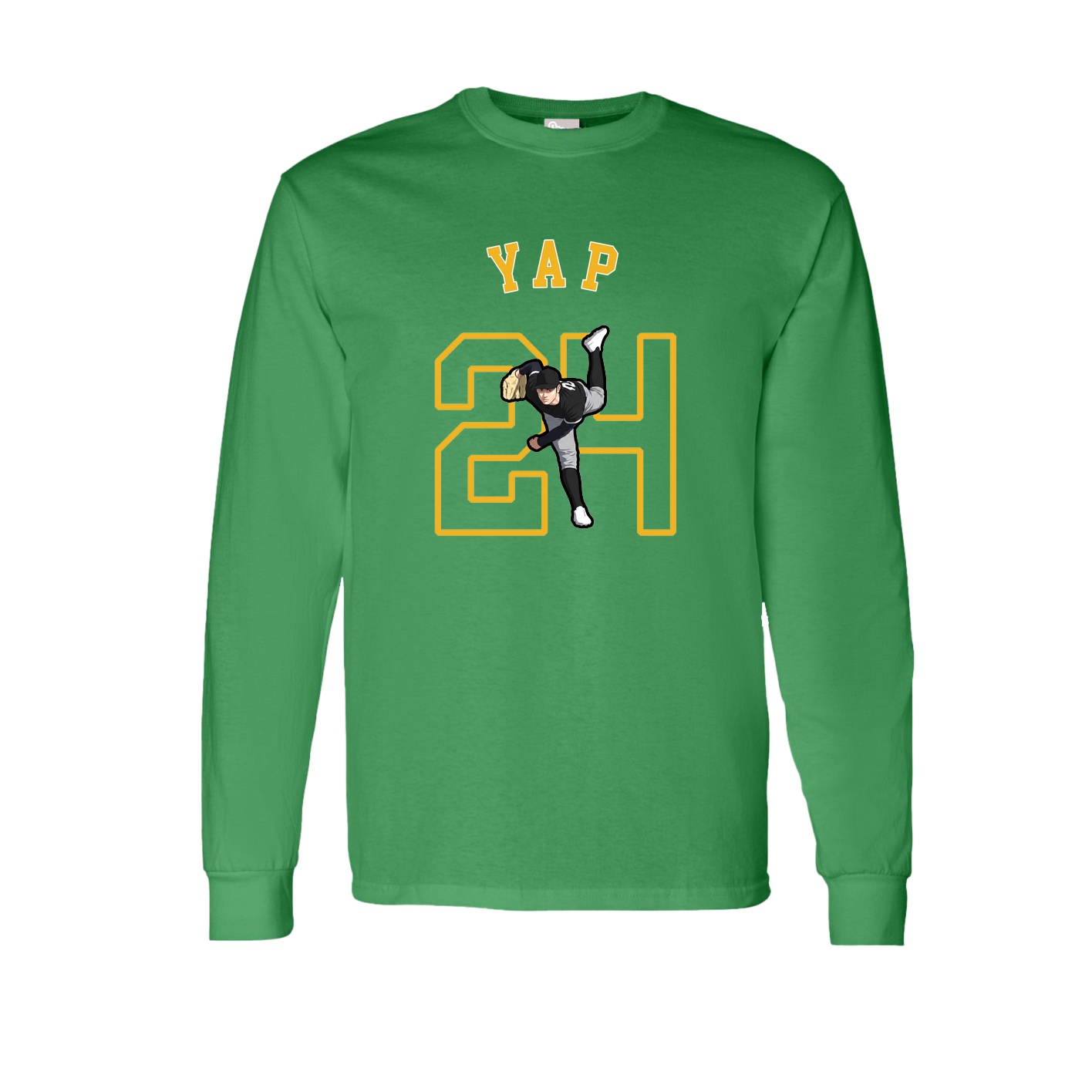 Long Sleeve Tee — Shirsey Arch in Green