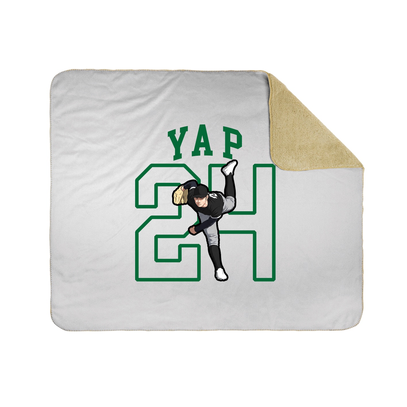 Throw Blanket — Shirsey in White