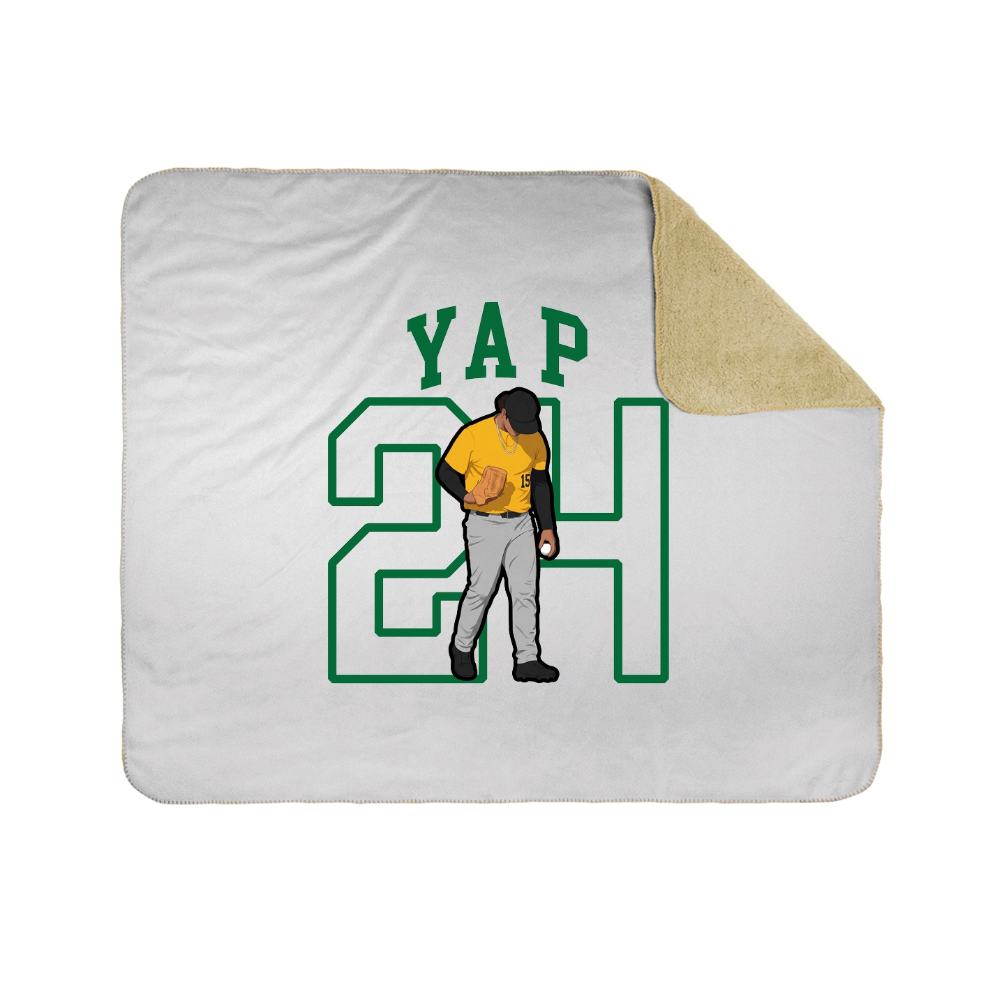 Throw Blanket — Shirsey in White