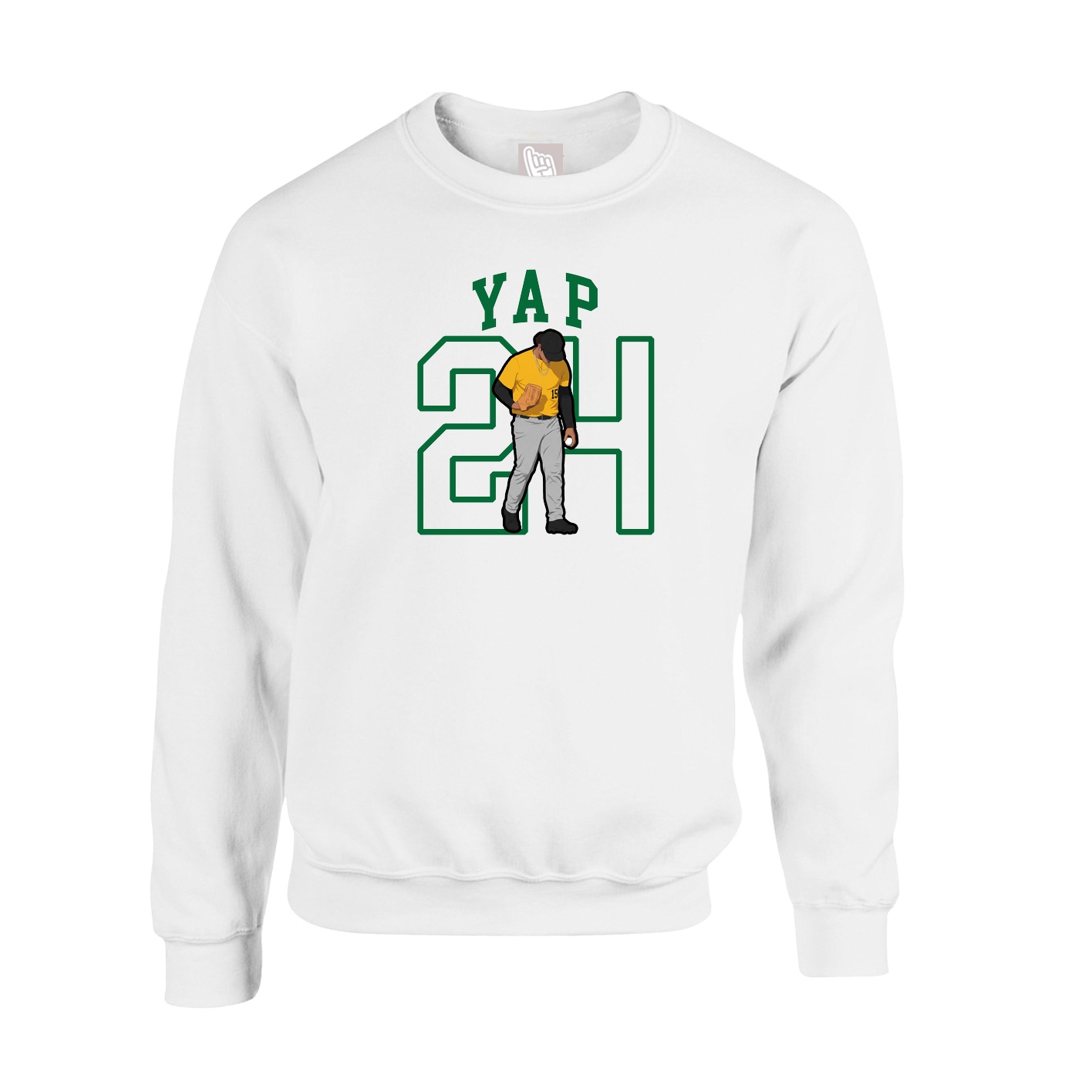 Fleece Crew — Shirsey in White