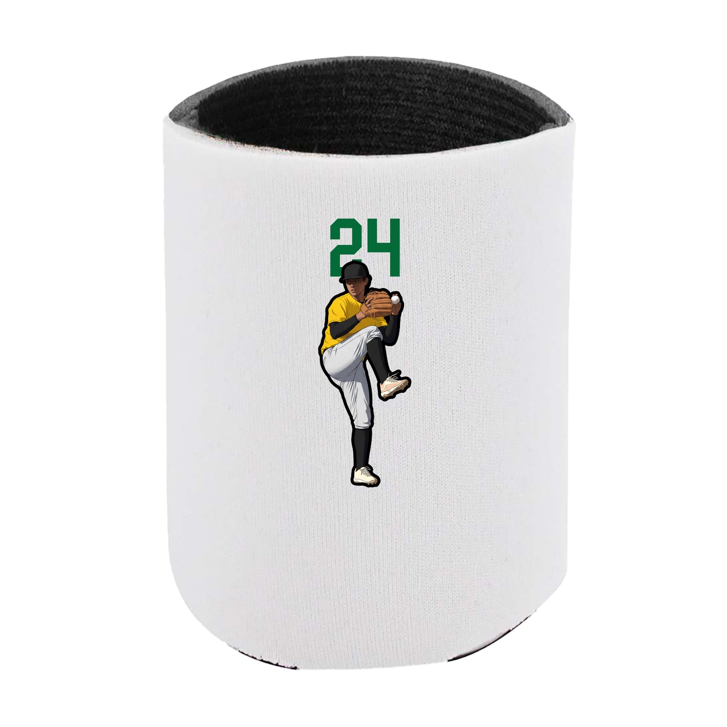 Can Holder — Number Top in White