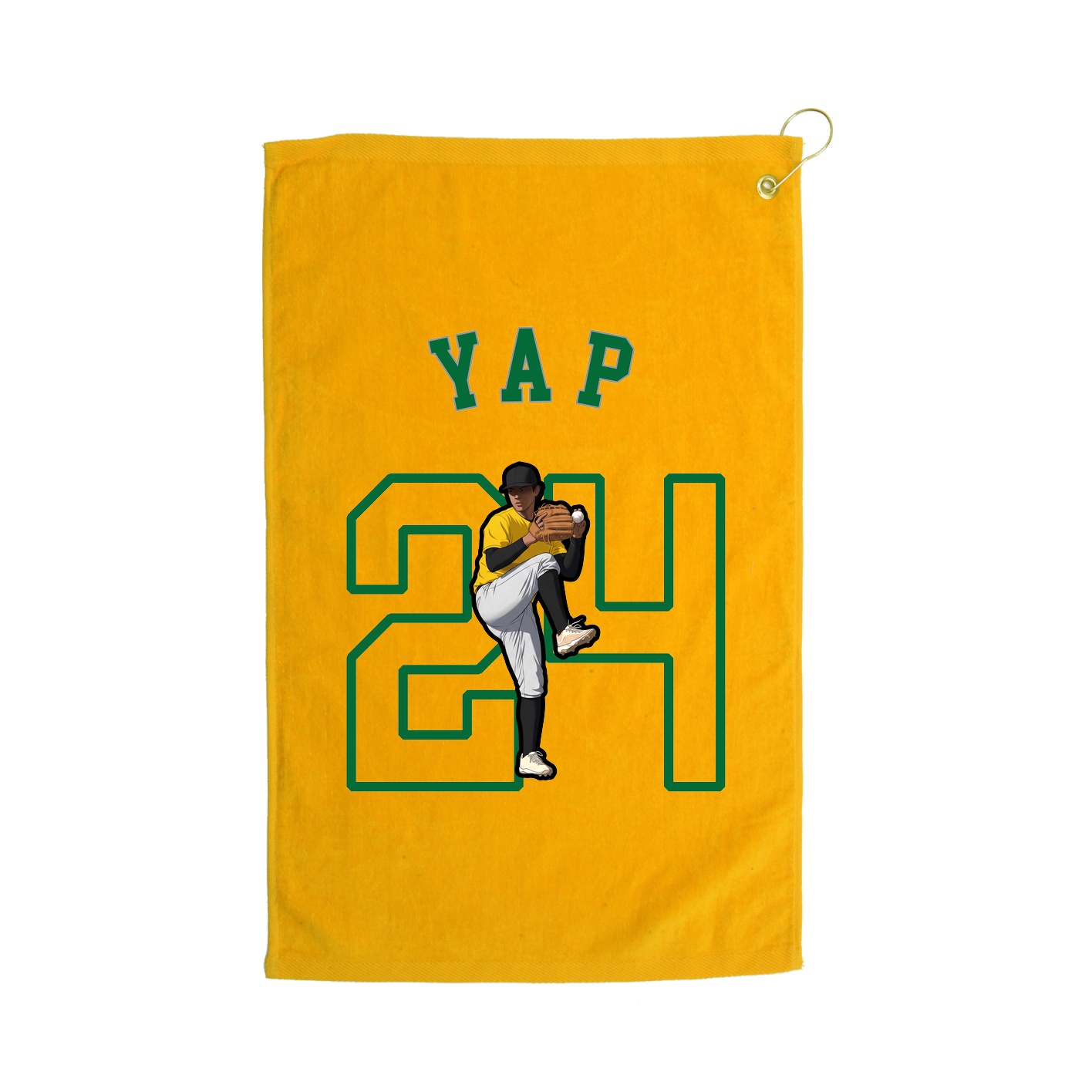 Golf Towel — Shirsey Arch in Gold