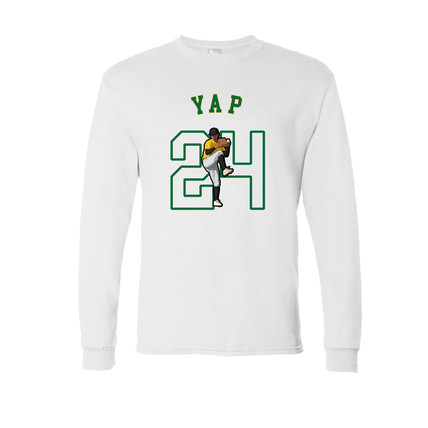 Long Sleeve Tee — Shirsey Arch in White