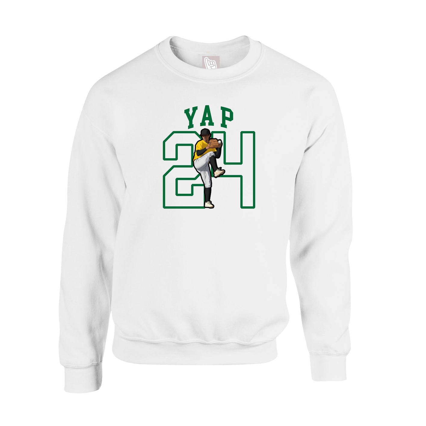 Fleece Crew — Shirsey in White