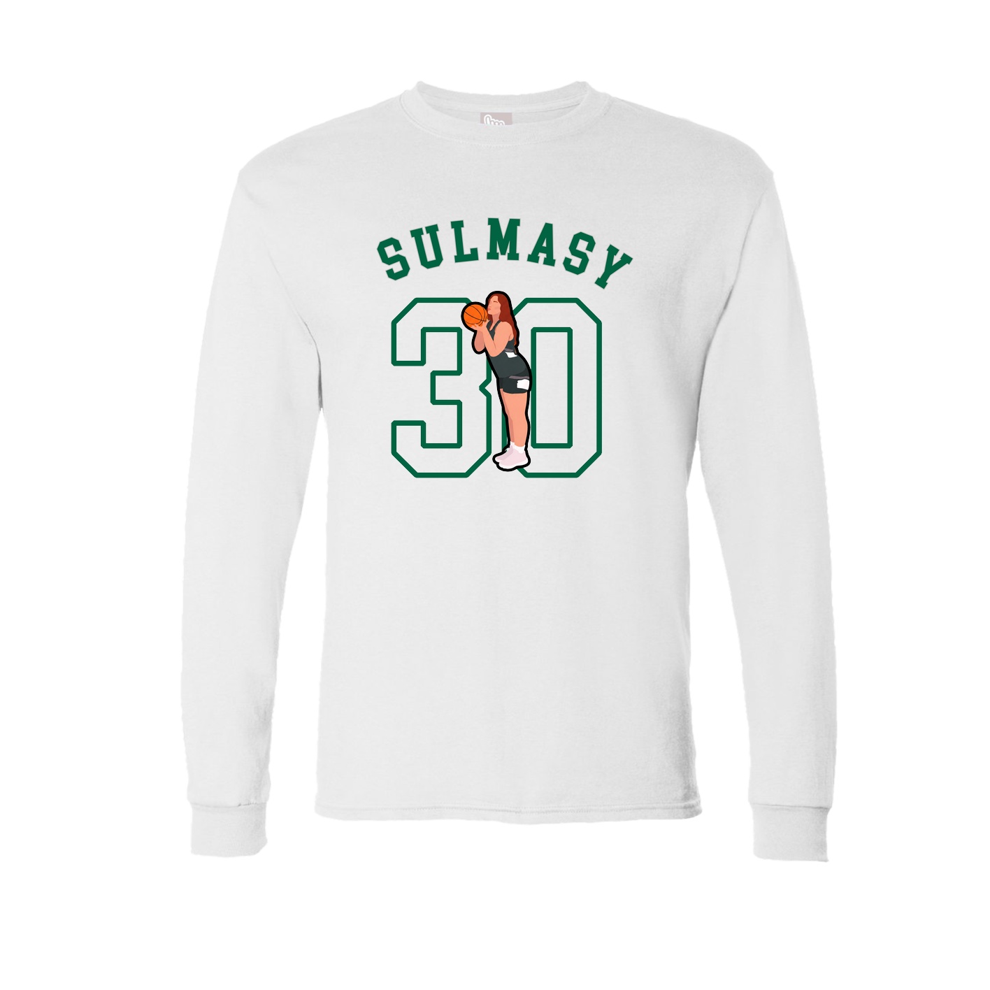 Long Sleeve Tee — Shirsey Arch in White