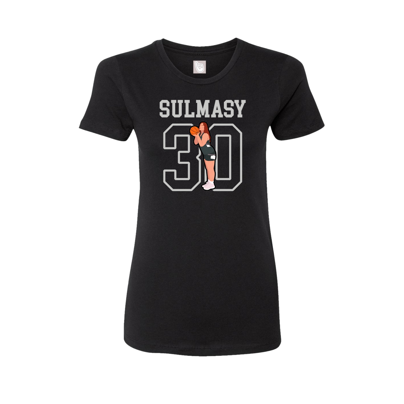 Fitted Women's Tee — Shirsey in Black