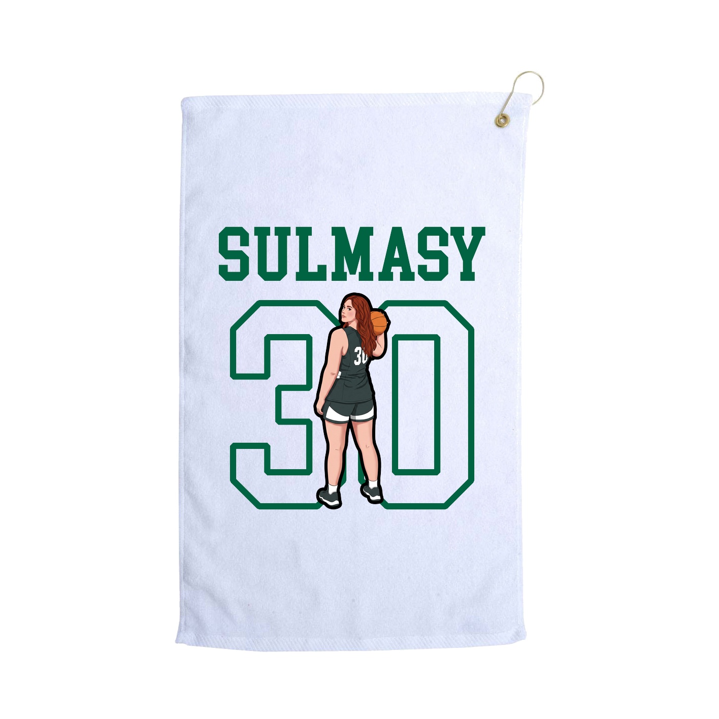Golf Towel — Shirsey in White