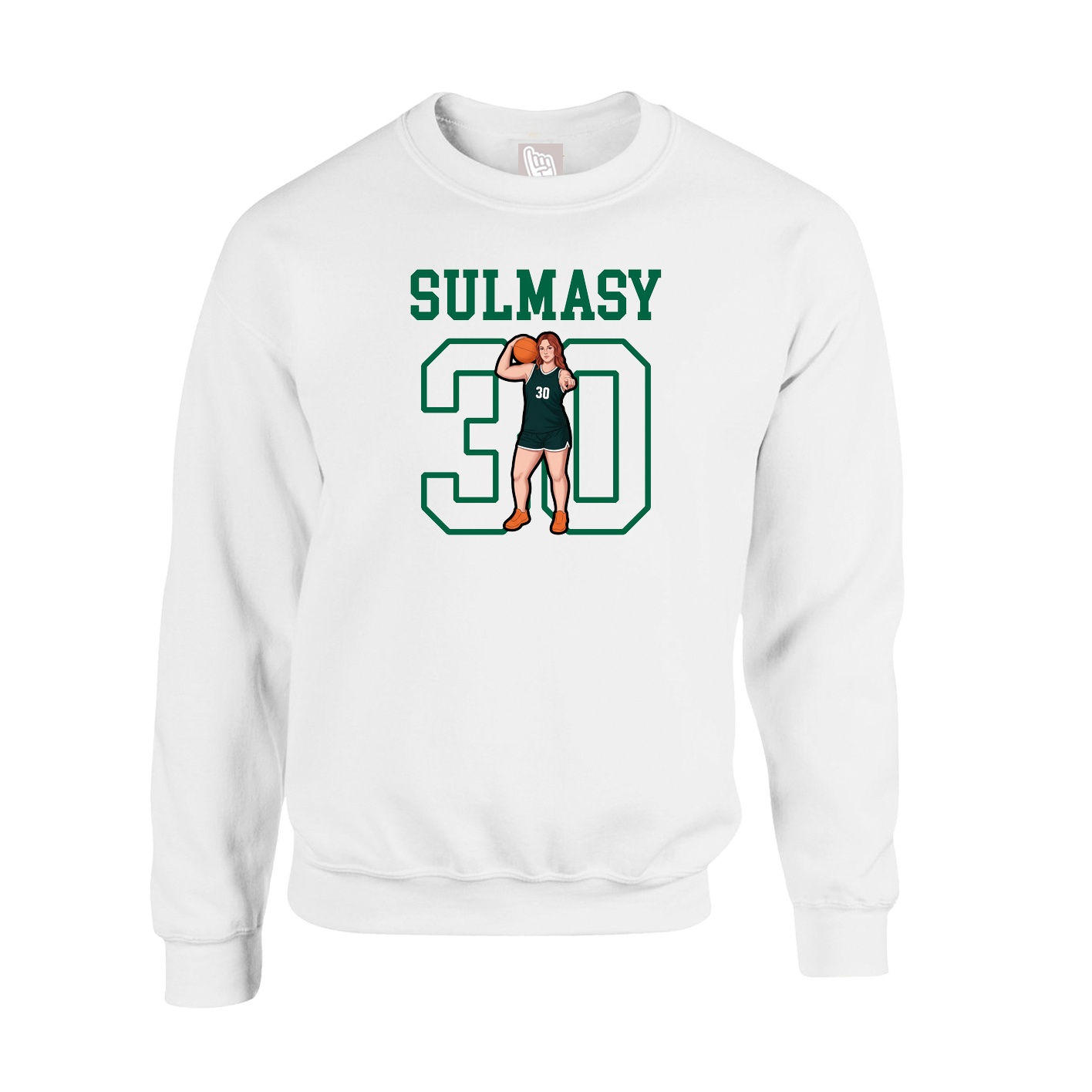 Fleece Crew — Shirsey in White