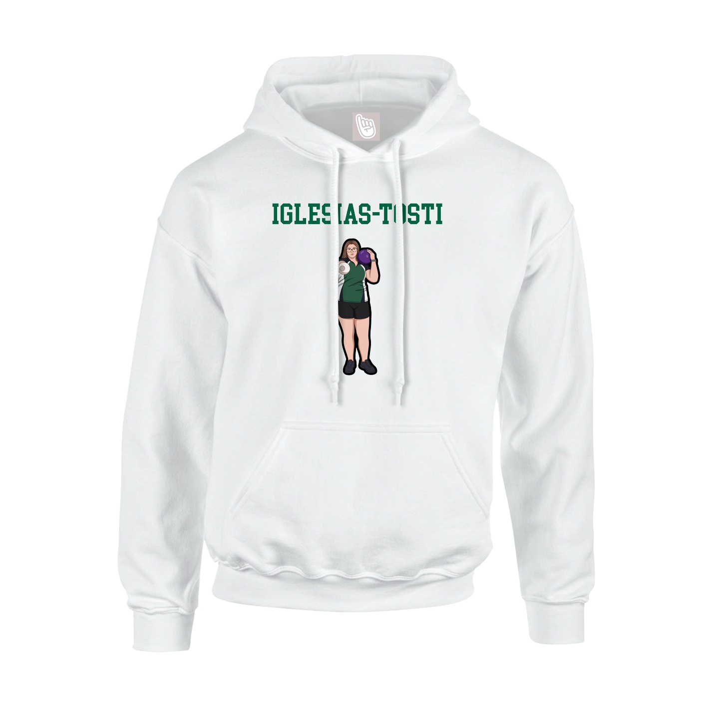 Hoodie — Shirsey in White