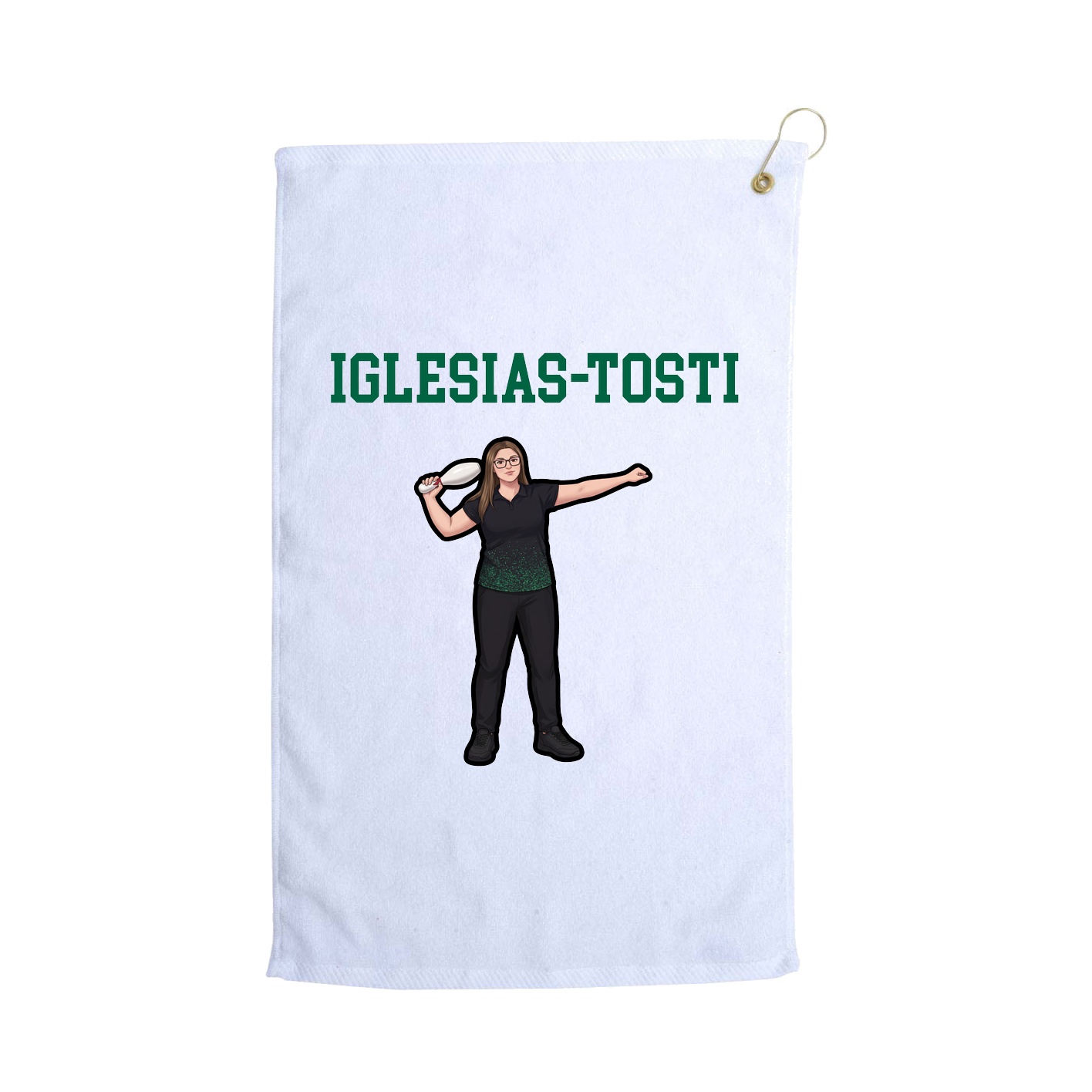 Golf Towel — Shirsey in White