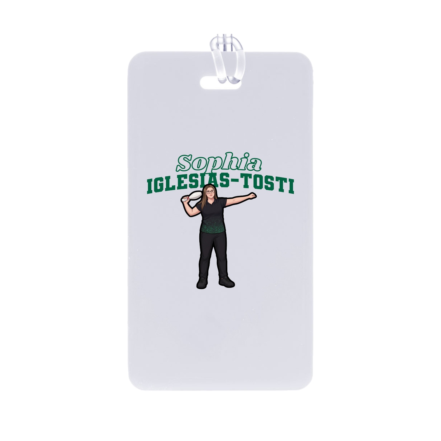 Bag Tag — Name Arch in Classic