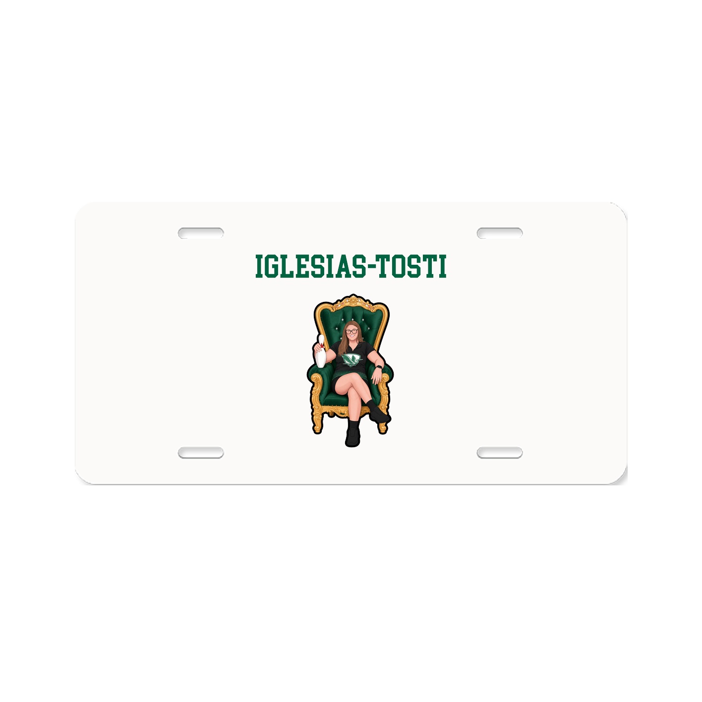 License Plate — Shirsey in Classic