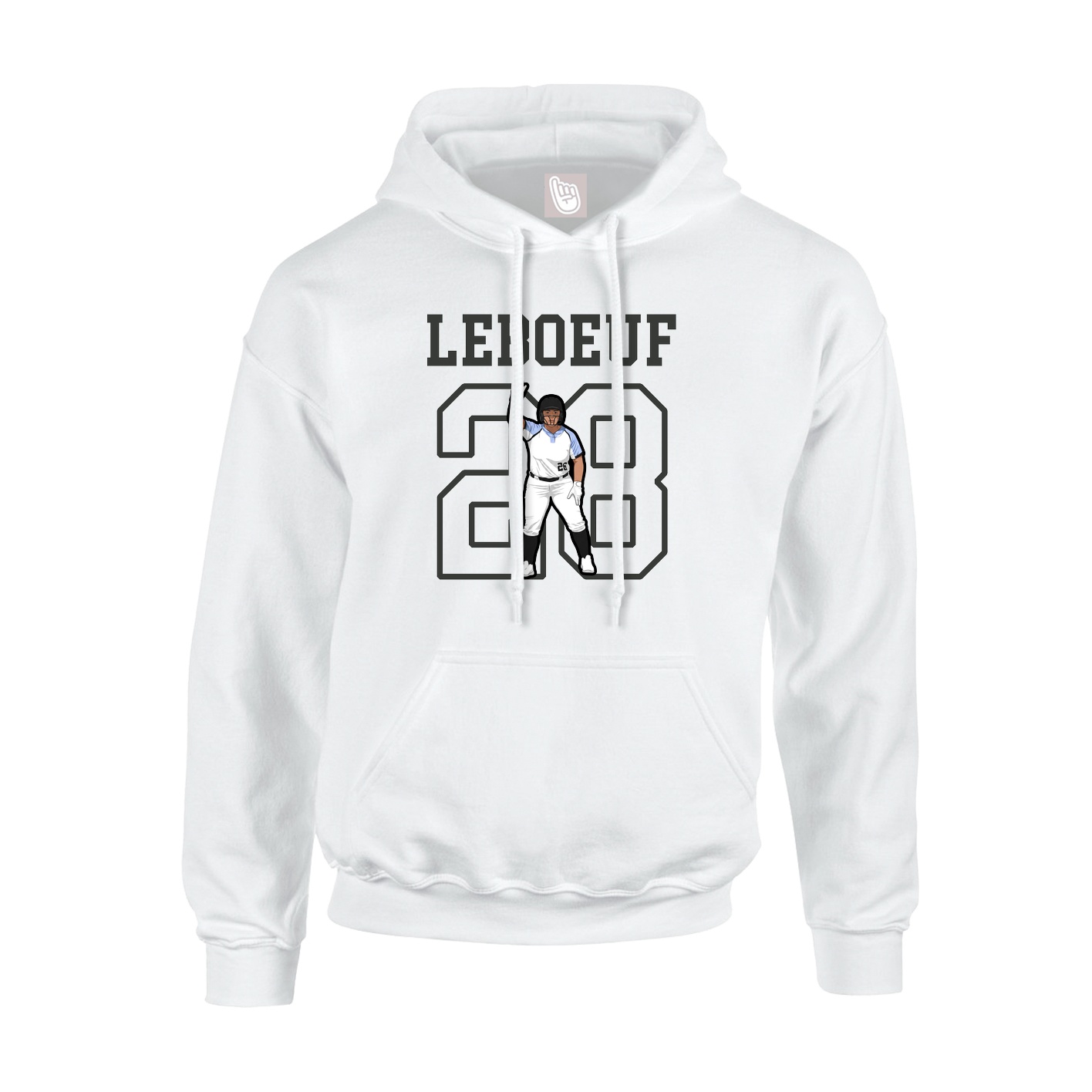 Hoodie — Shirsey in White