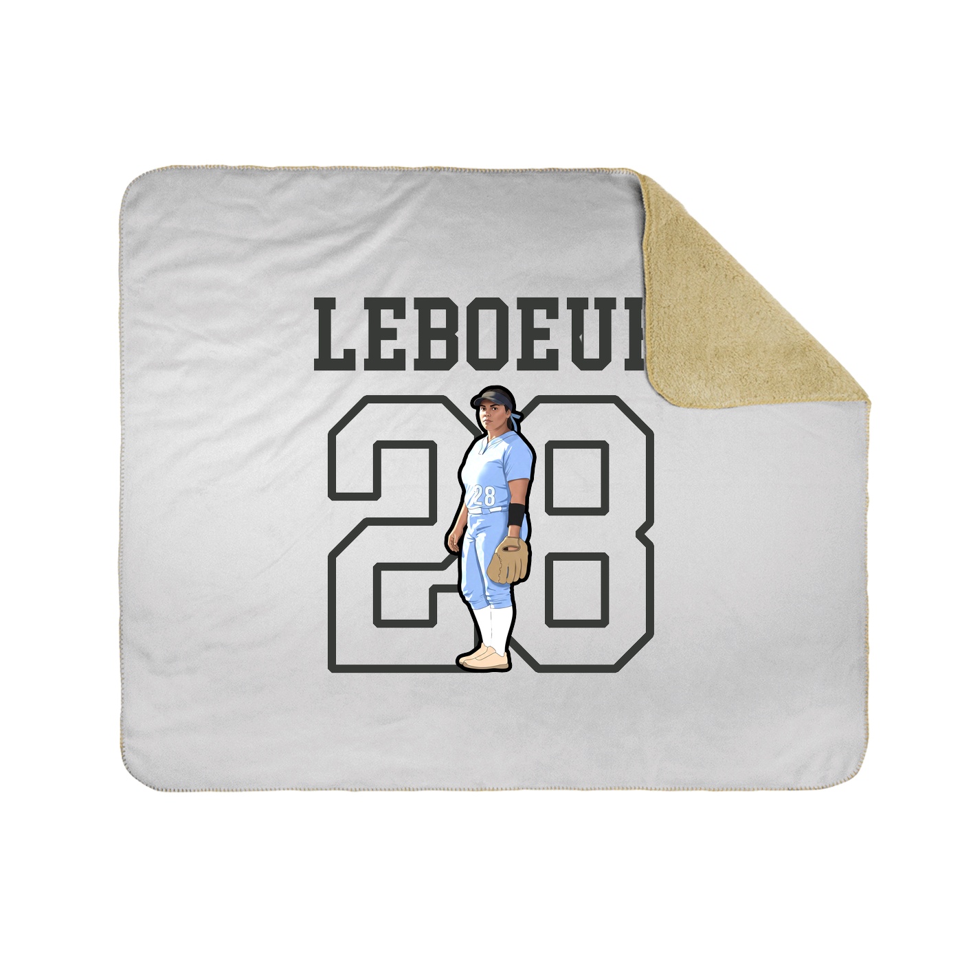 Throw Blanket — Shirsey in White