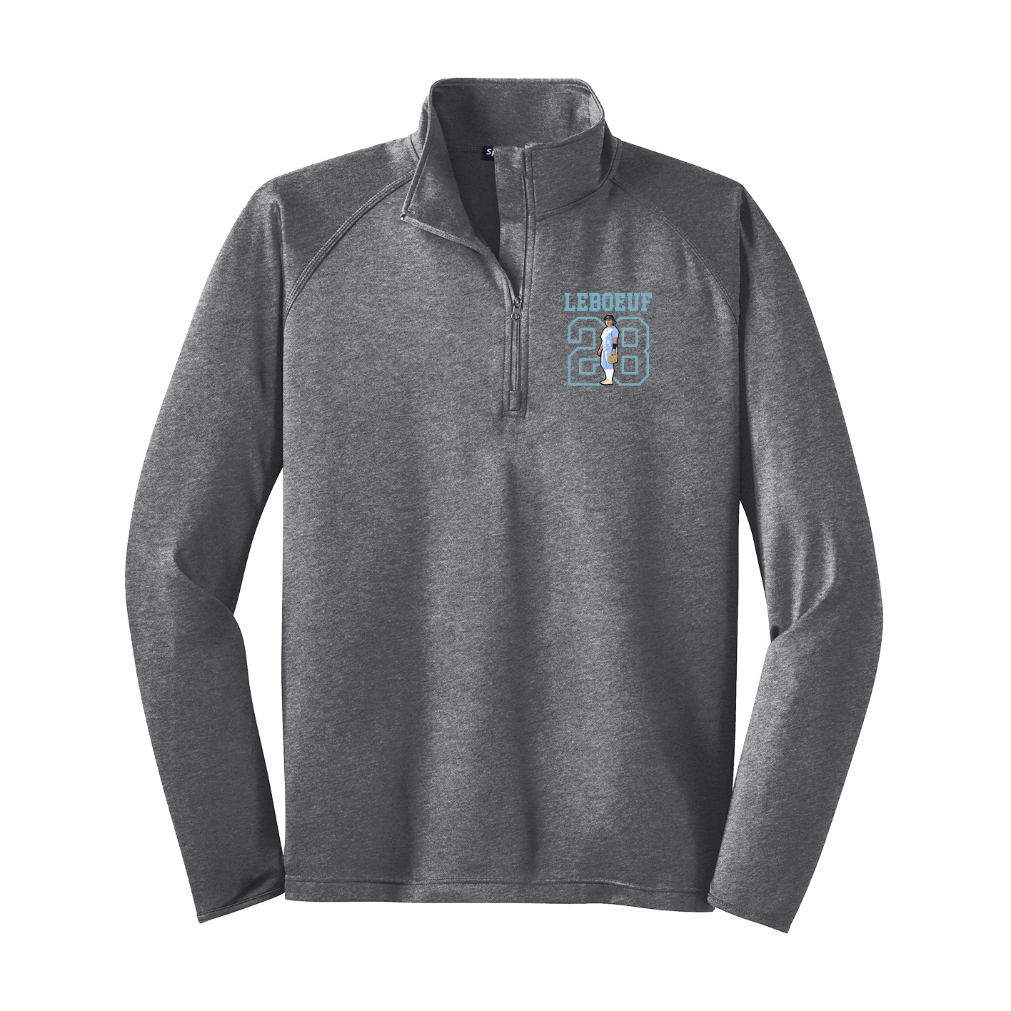 Q-Zip Pullover — Shirsey in Grey