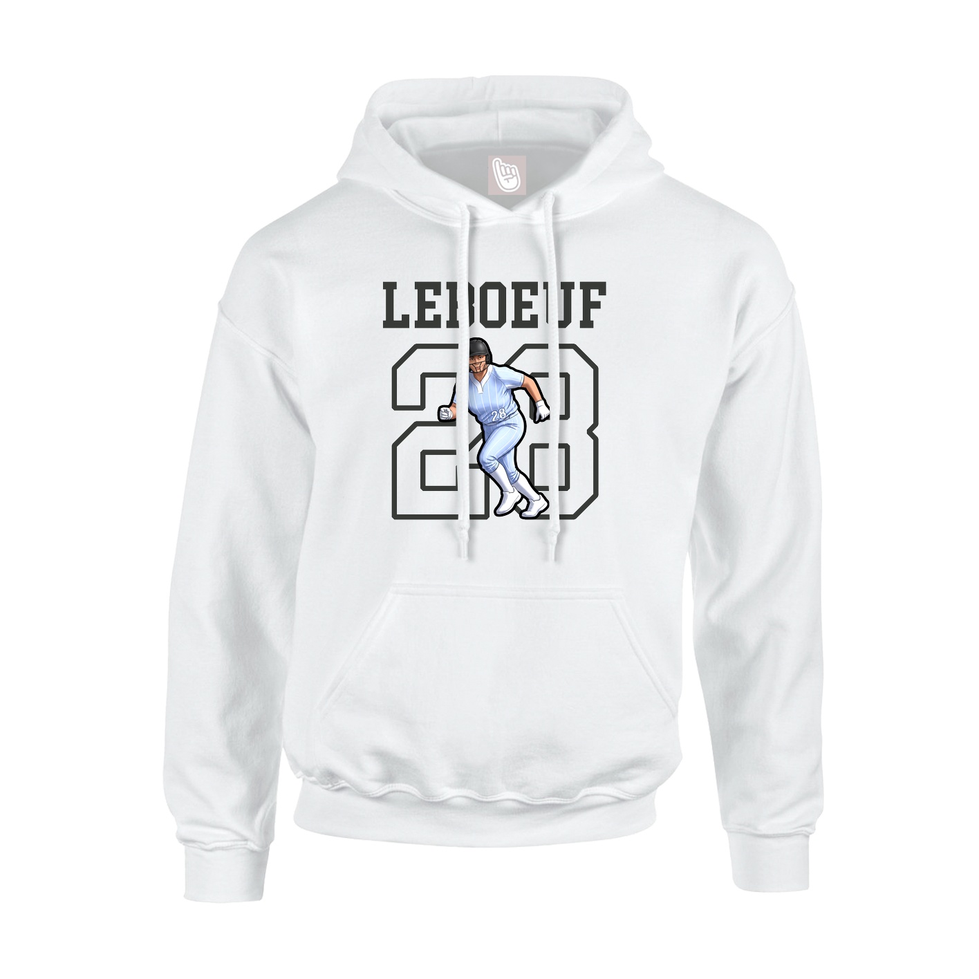 Hoodie — Shirsey in White
