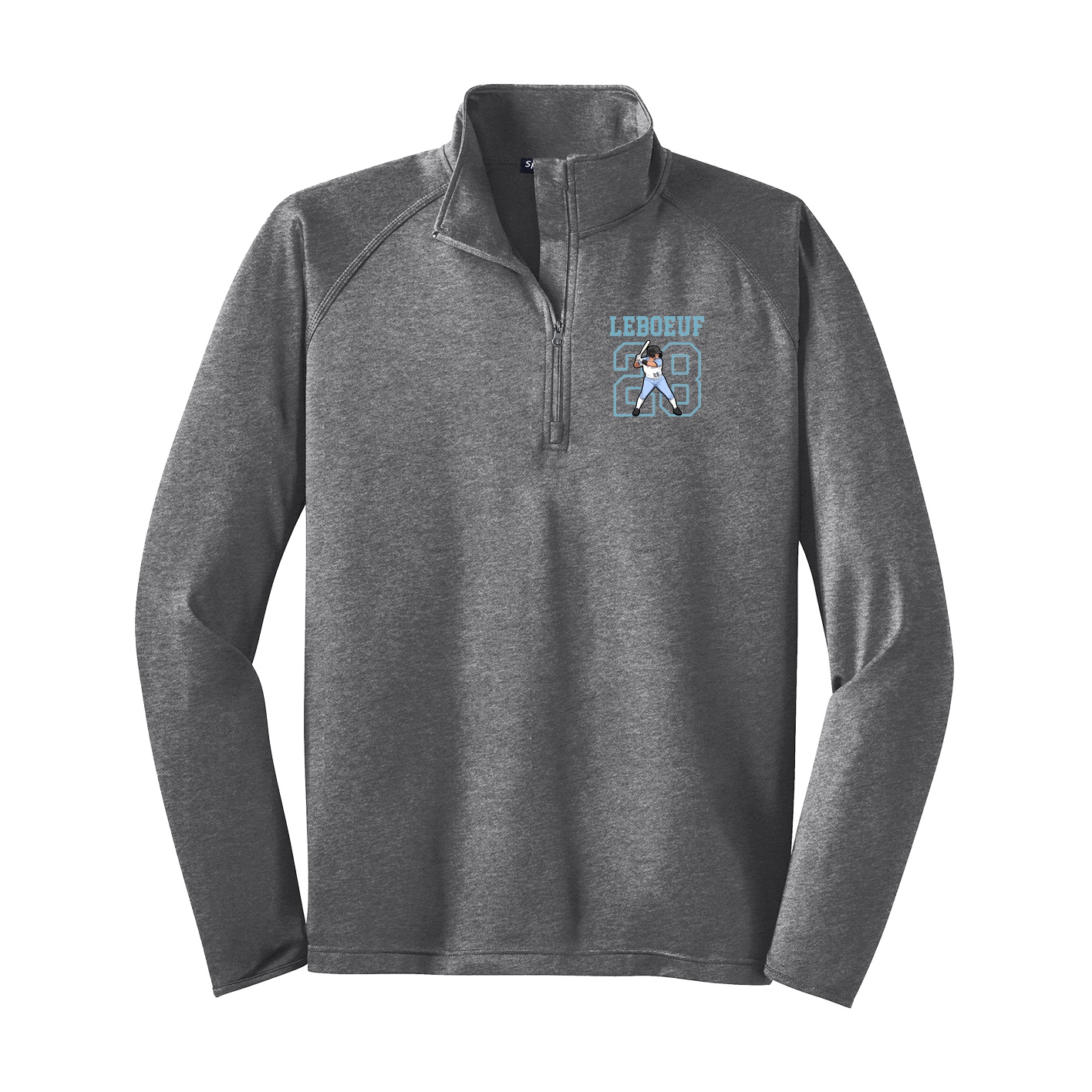 Q-Zip Pullover — Shirsey in Grey