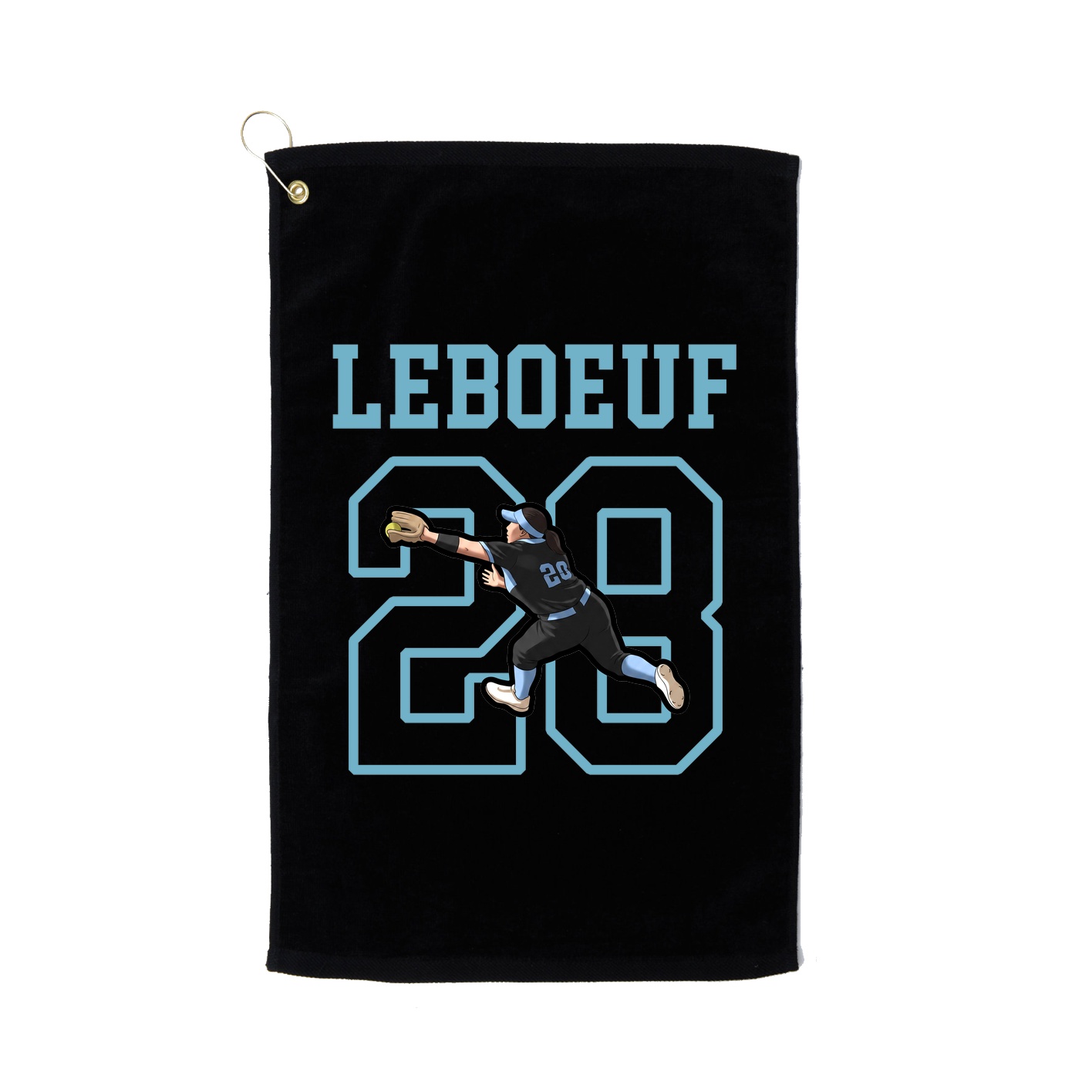 Golf Towel — Shirsey in Black