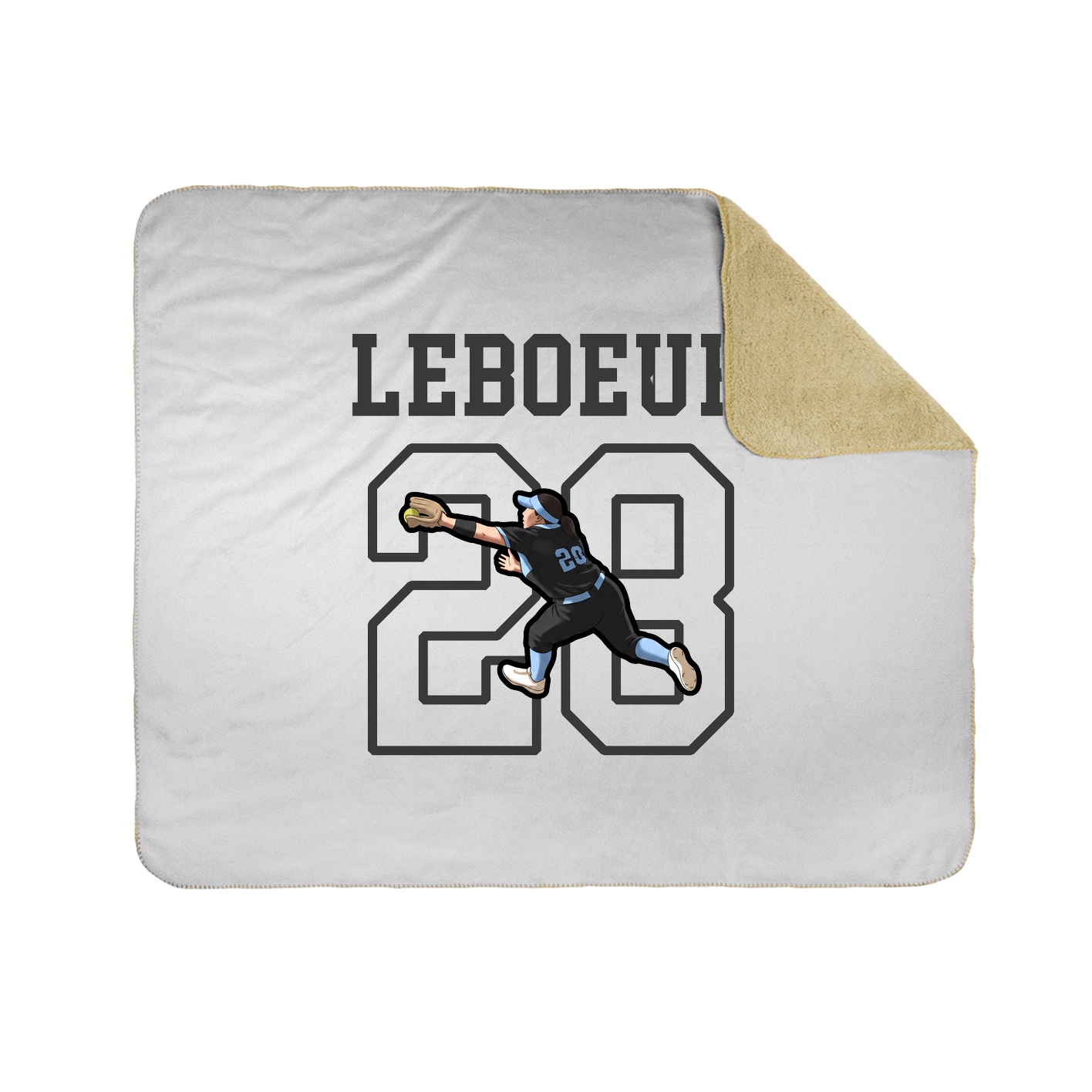 50x60 Sherpa Lined Throw Blanket