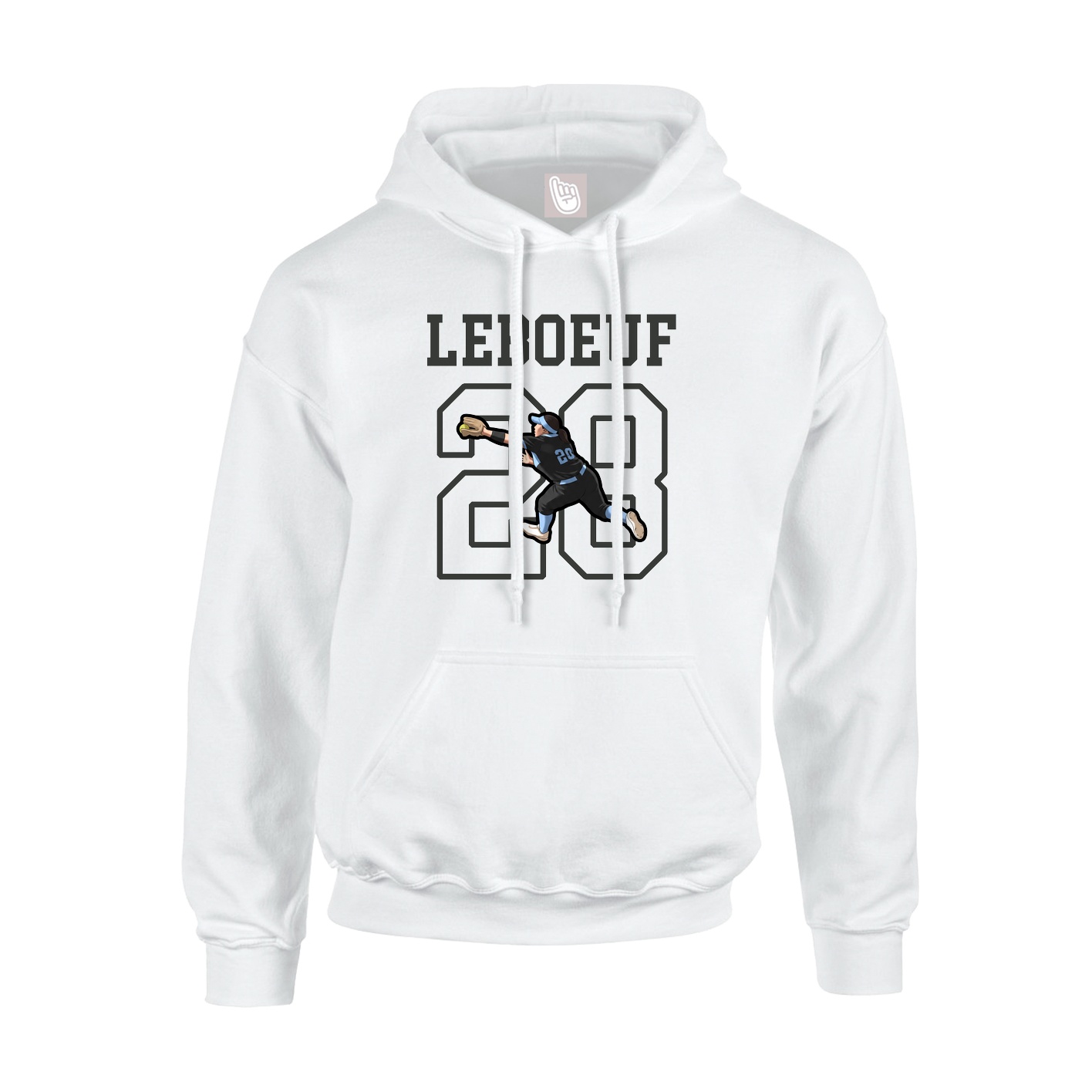Youth Hoodie — Shirsey in White