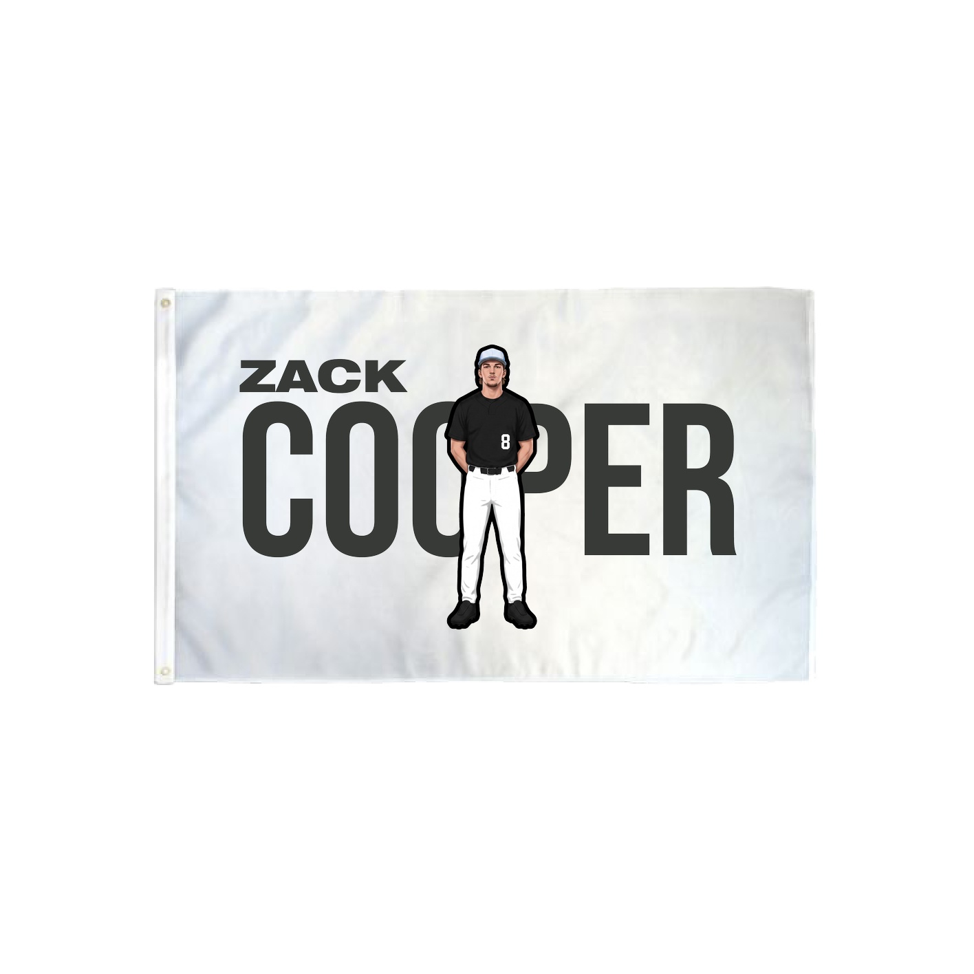 3x5 Flag — Player Name in Classic