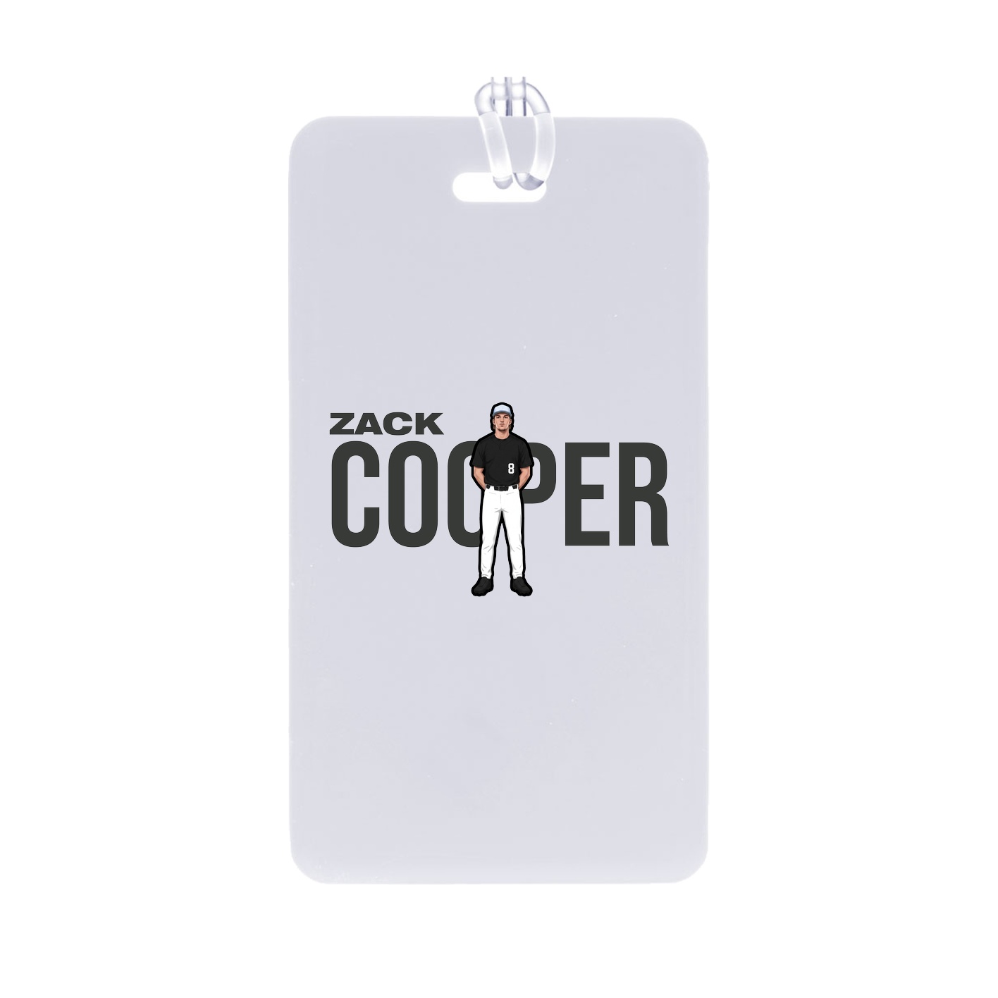 Bag Tag — Player Name in Classic